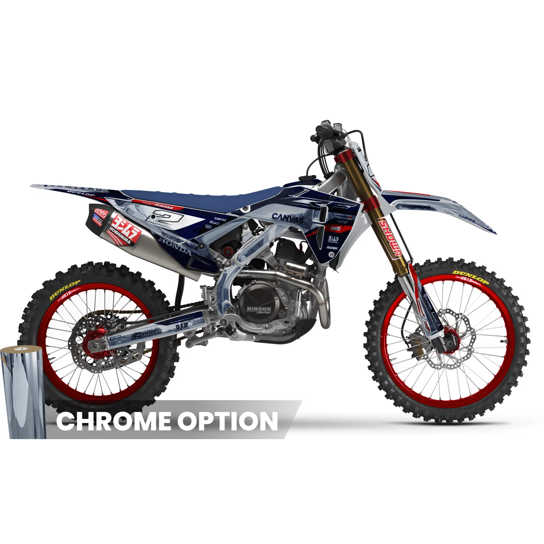 Stickerset moto STICKERSET MOTOCROSS HONDA | Hanfix
