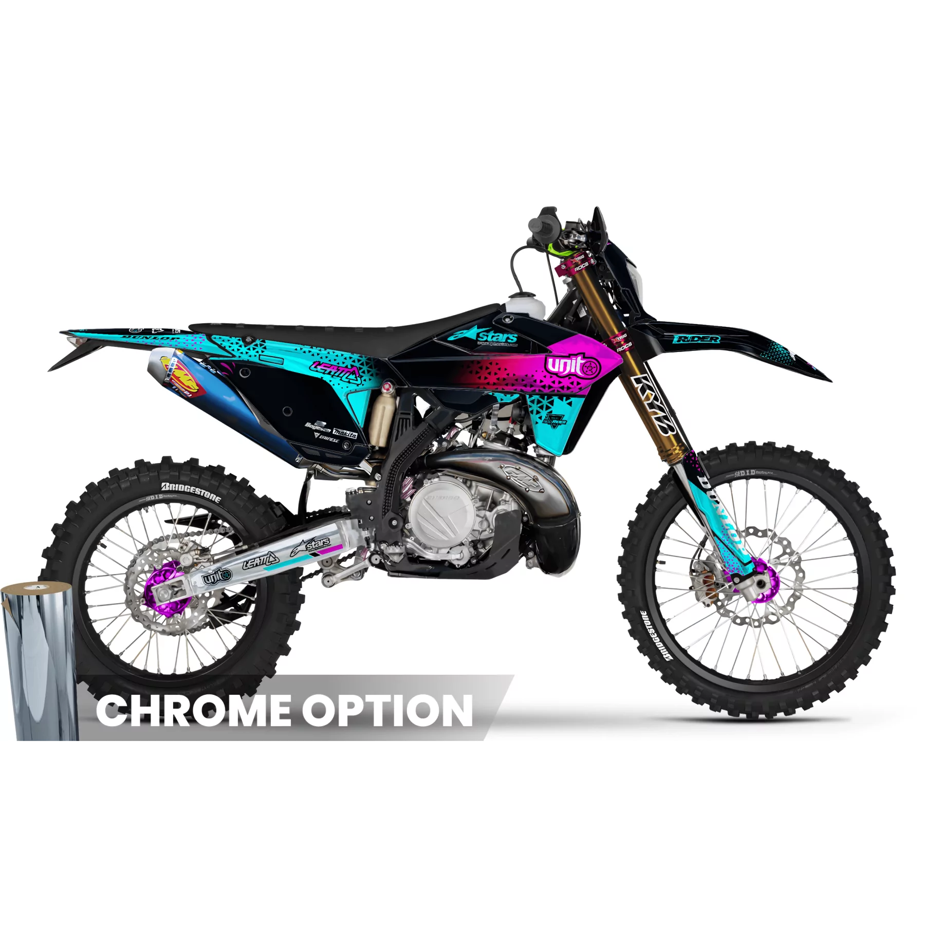 Motorstickerset STICKERSET MOTOCROSS SHERCO | Showab