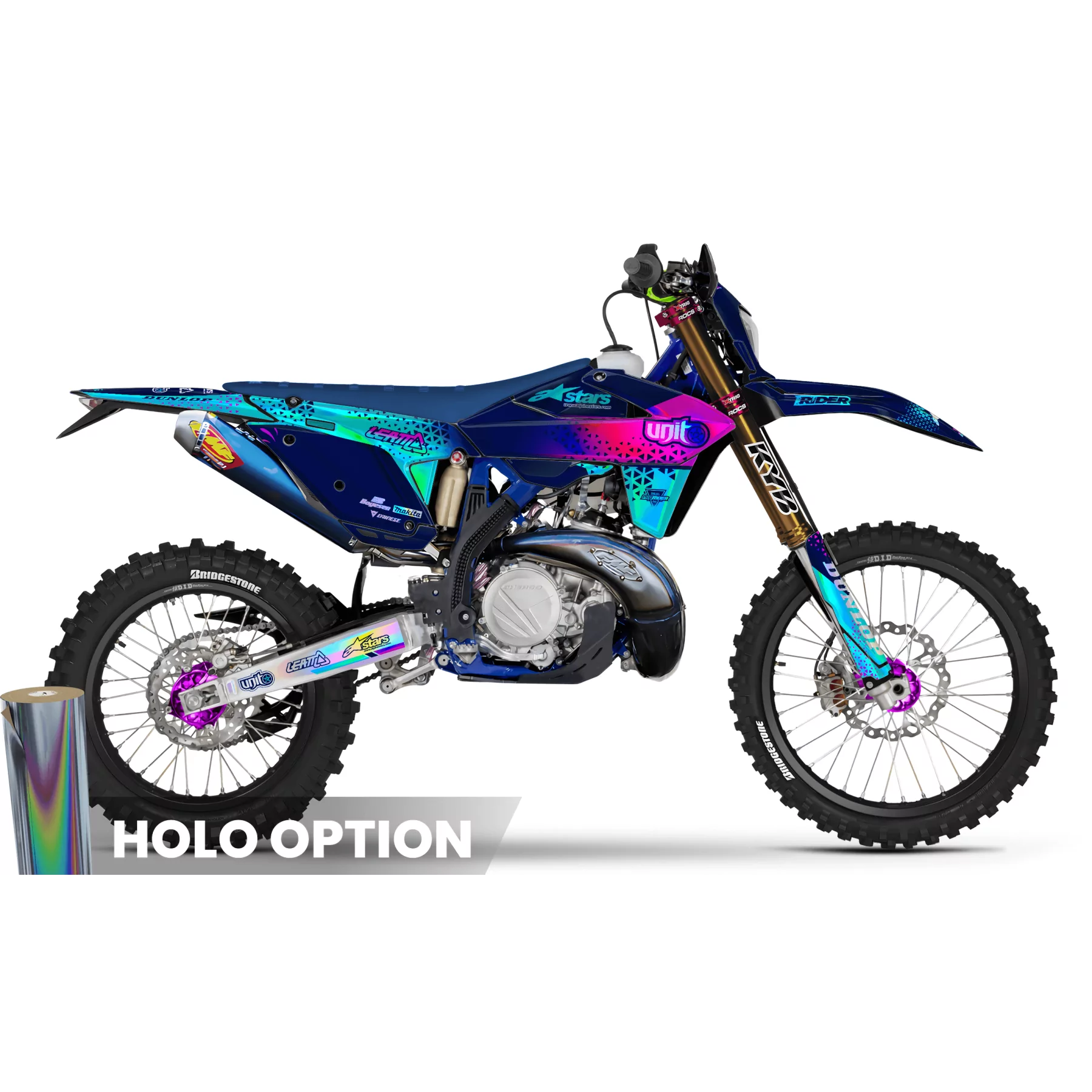 Motorstickerset STICKERSET MOTOCROSS SHERCO | Dasalt