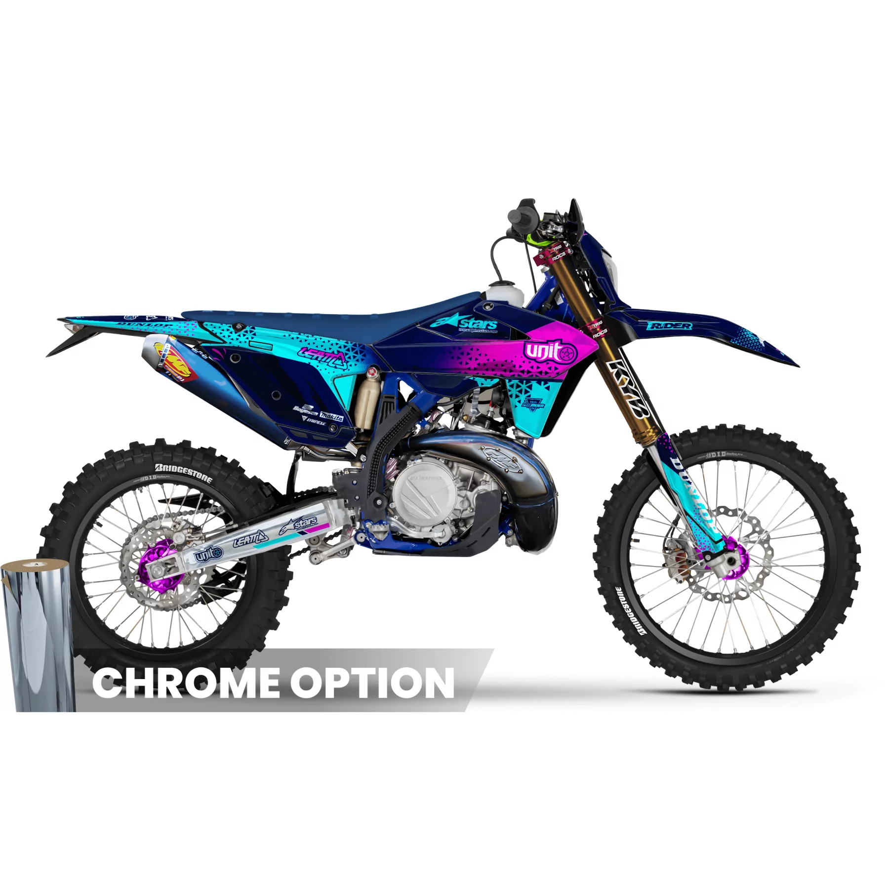 Motorstickerset STICKERSET MOTOCROSS SHERCO | Dasalt