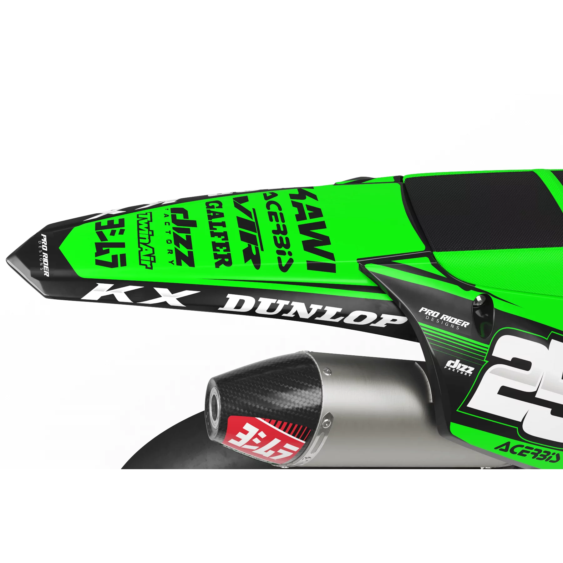 GRAPHICS moto Motocross KAWASAKI KAWi new