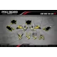 Dekor Motorrad DEKOR Motocross ALPINESTARS Gelb (ref:prda4e) - 3D