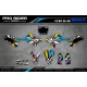 Motorcycle graphics CUSTOM ALPINESTARS MULTI MOTOCROSS GRAPHICS (ref:prda4a) 3D