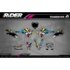 Motorrad-Dekor PERSONALISIERTES MOTOCROSS-DEKOR ALPINESTARS MULTI (ref:prda4a) 3D