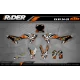 Kit adesivos moto KIT ADESIVOS Motocross PERSO ALPINESTARS laranja (ref:prda4f) 3D