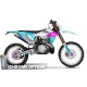 Motorstickerset STICKERSET Motocross PERSO UNIT WHITE