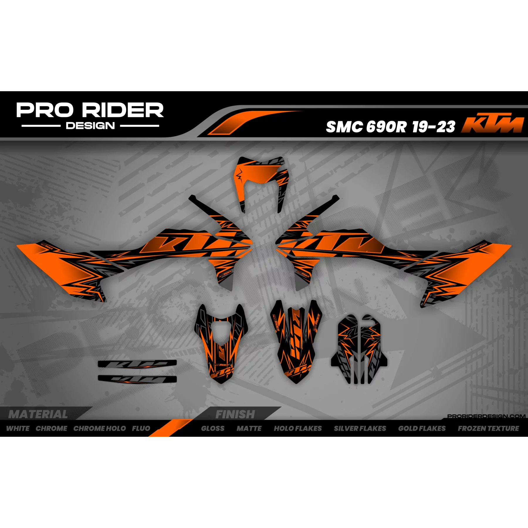 Kit adesivos moto Kit adesivos KTM Krypta| SM / SMC / SMR