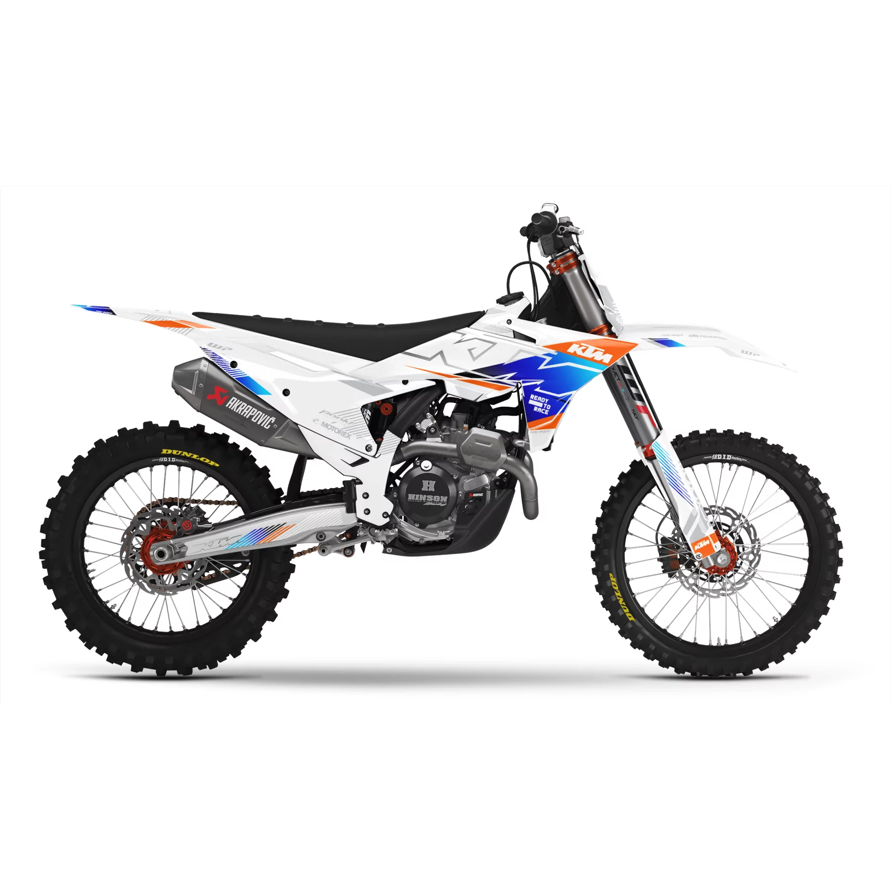Stickerset moto STICKERSET MOTOCROSS KTM | Vilax