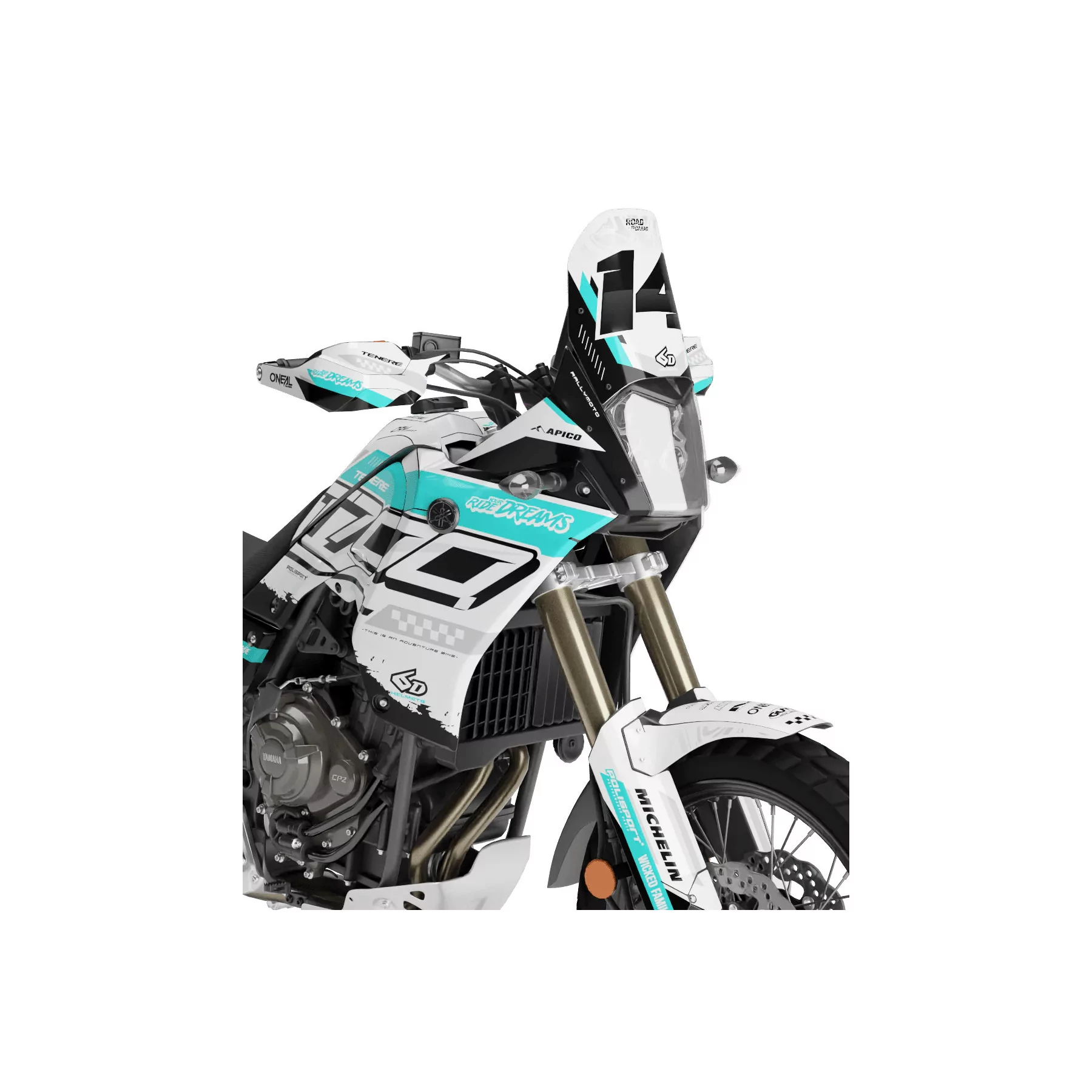 Motorrad-Dekor Dekor 700 Yamaha Ténéré | Vokel