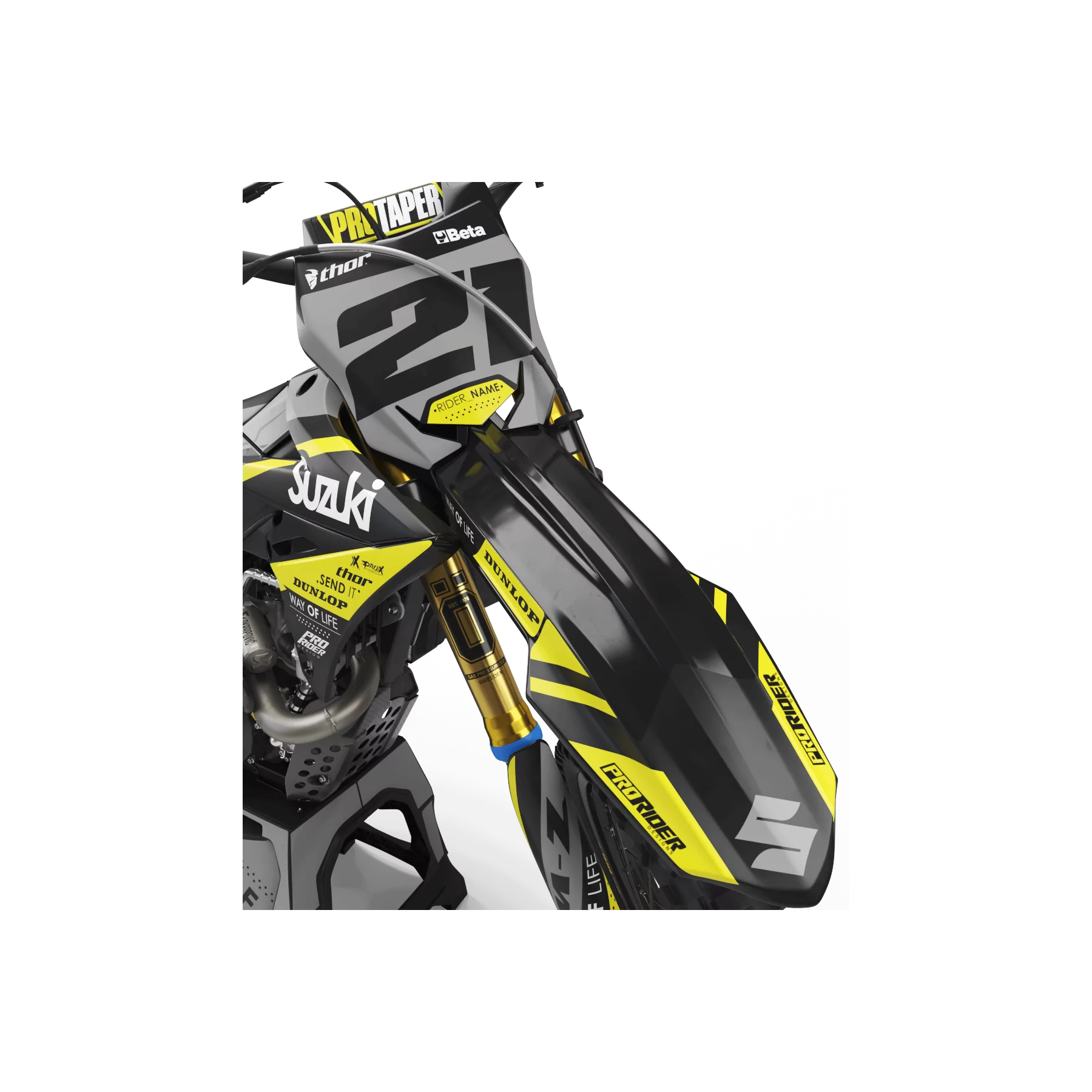Motorrad Dekor DEKOR Motocross SUZUKI WAY OF LIFE