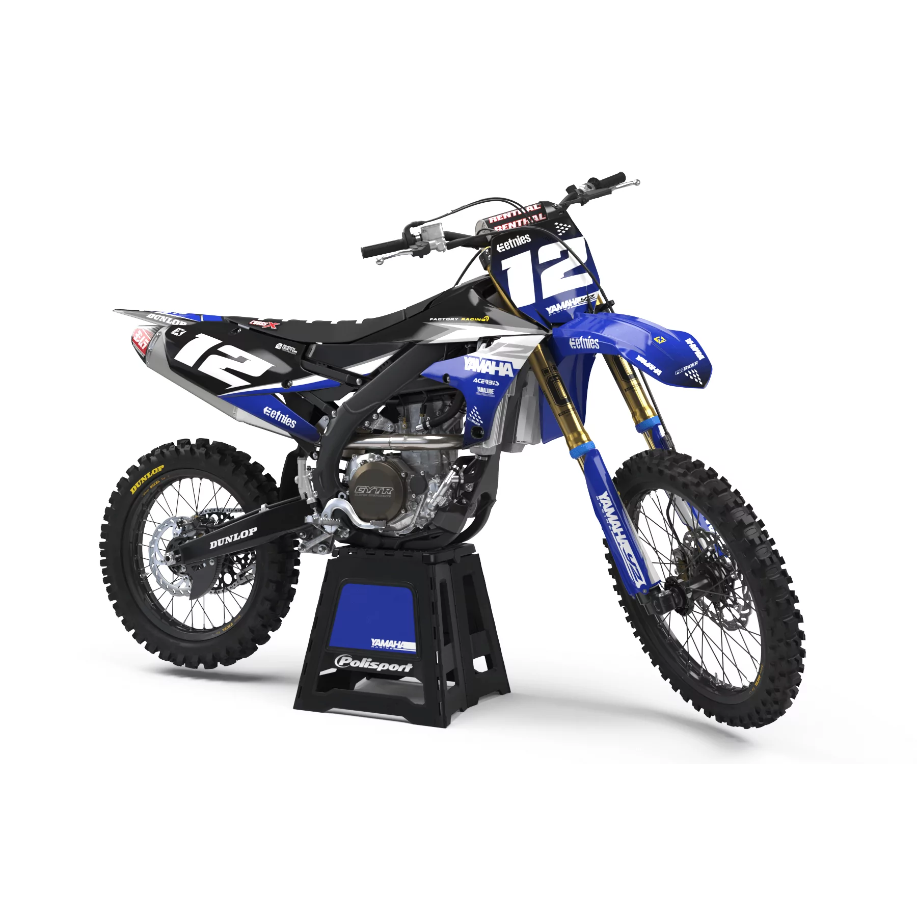 STICKERSET motor Stickerset Motocross YAMAHA PROX BLACK