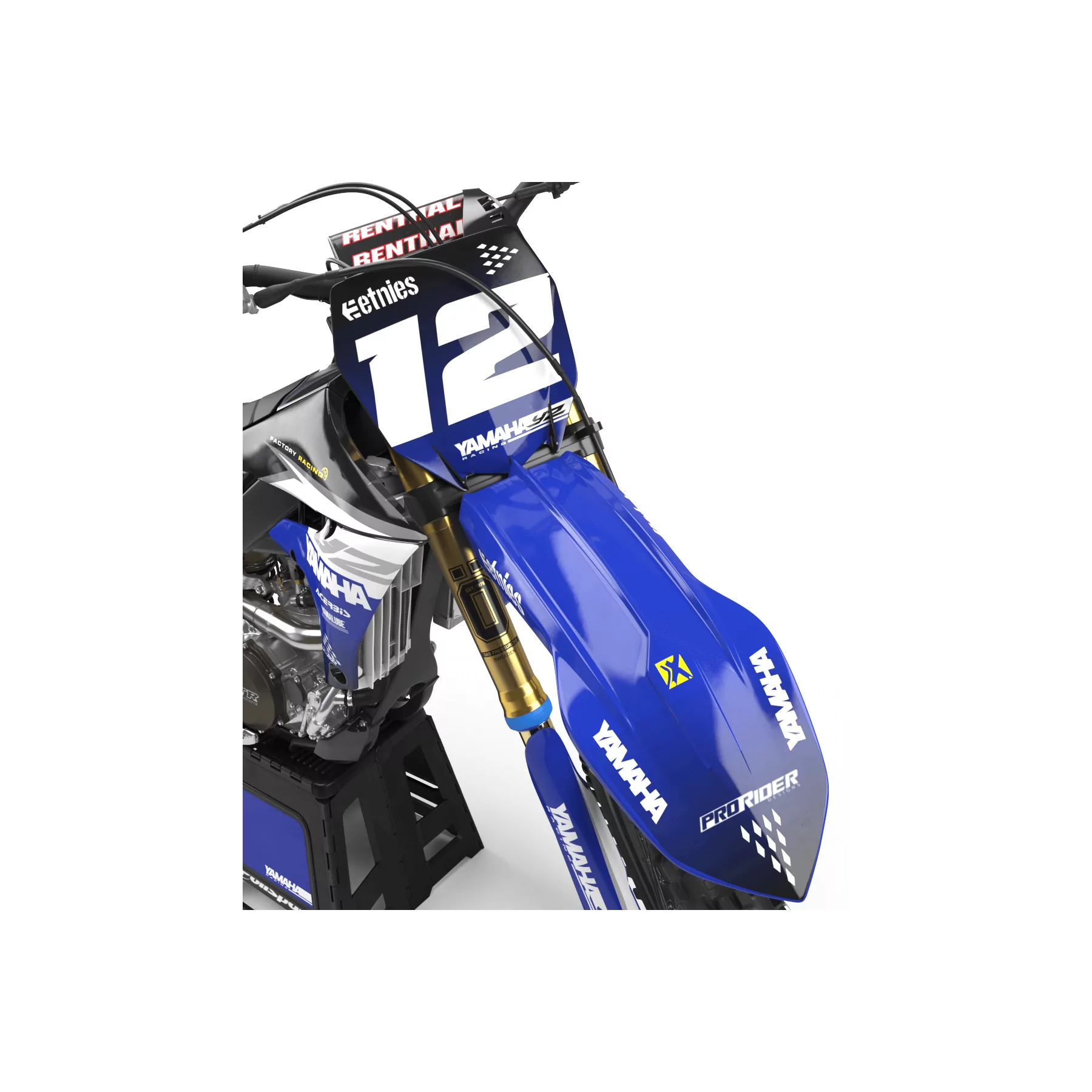 STICKERSET moto Stickerset Motocross YAMAHA PROX BLACK