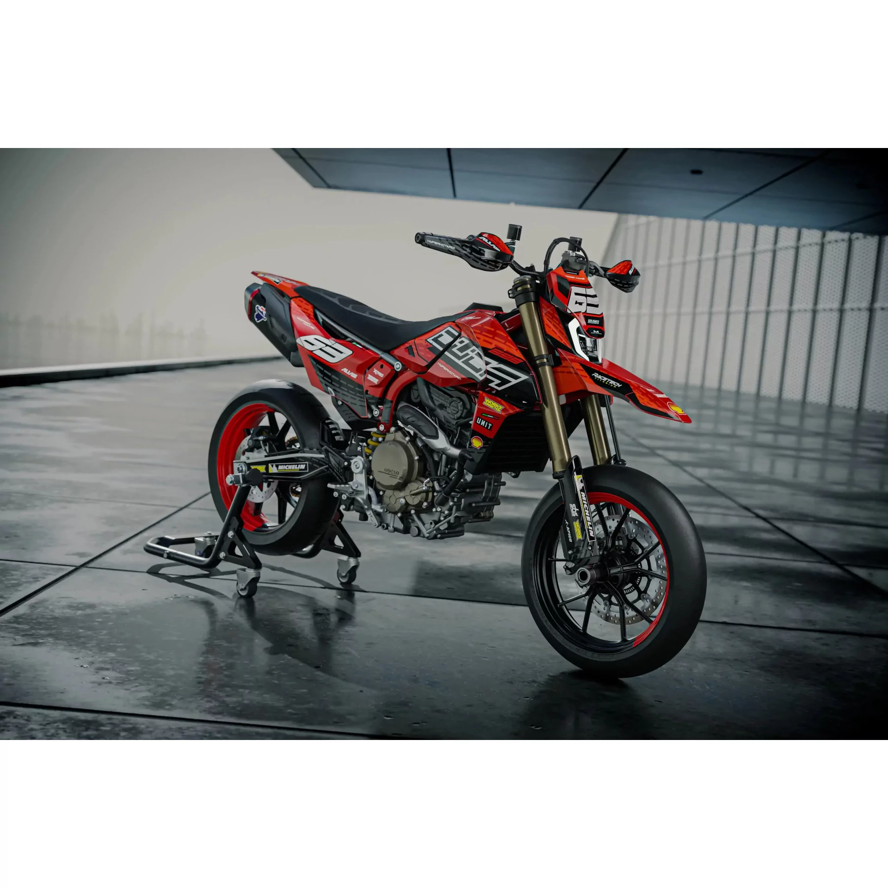 Moto stickerset STICKERSET MOTO DUCATI HYPERMOTARD 698 MONO | Hypero