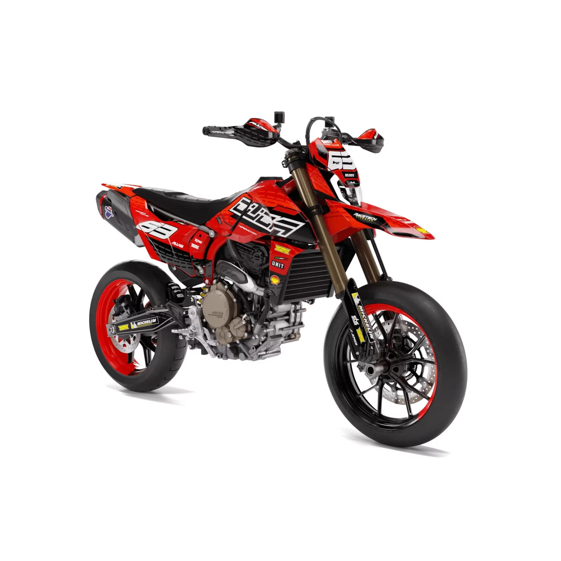 Kit adesivos moto KIT ADESIVOS MOTO DUCATI HYPERMOTARD 698 MONO | Hypero