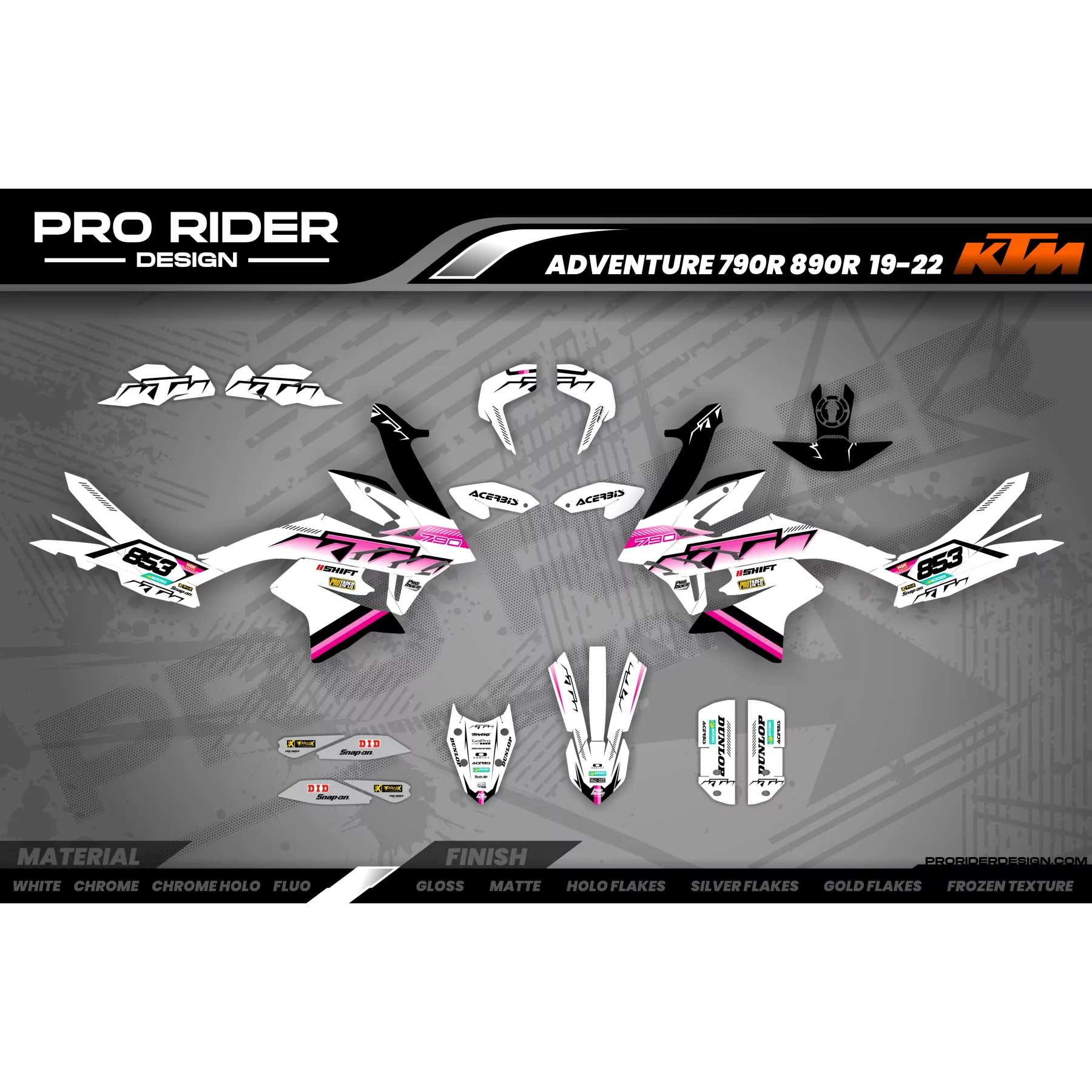 Kit adesivos moto Kit adesivos KTM ADVENTURE | Valox