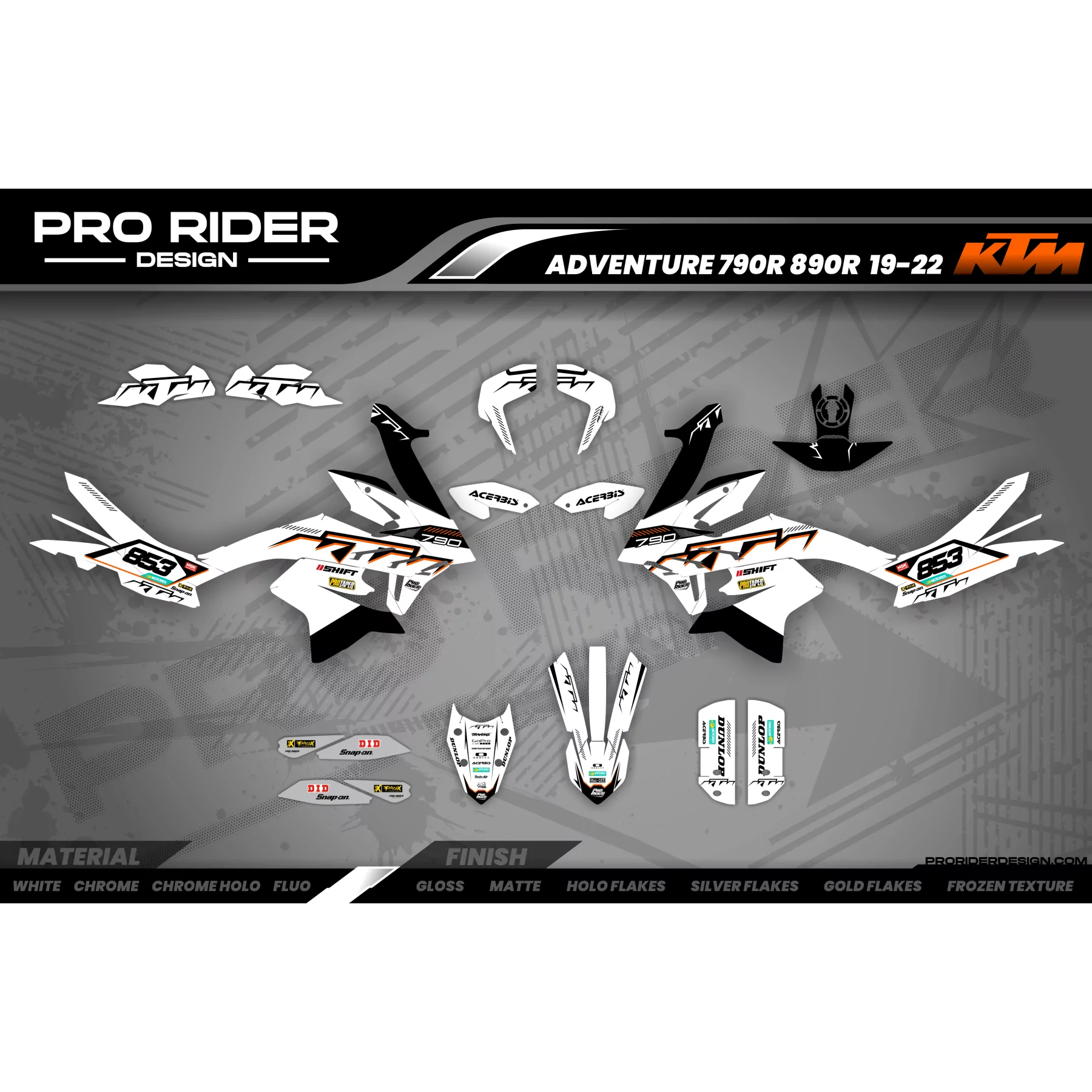 Kit adesivos moto Kit adesivos KTM ADVENTURE | Votan
