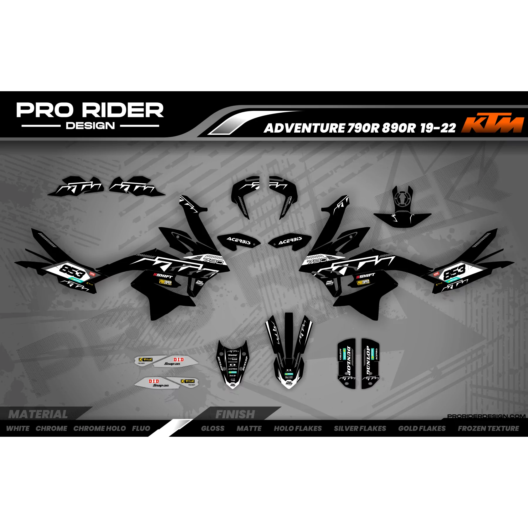 Motorrad Dekor Dekor KTM ADVENTURE | Kopal