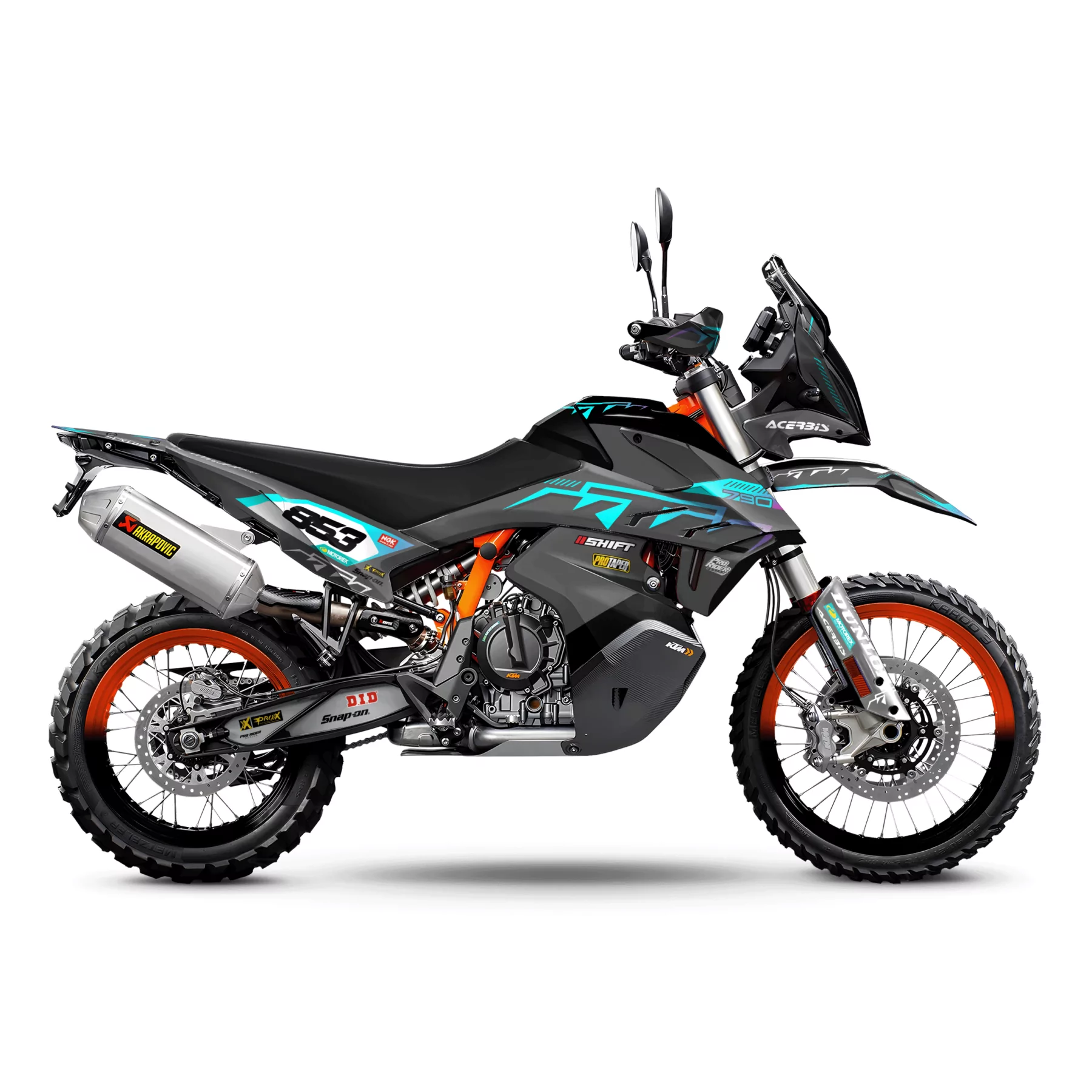 Stickerset moto Stickerset KTM ADVENTURE | Kovan