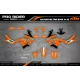 Stickerset moto Stickerset KTM ADVENTURE | Kovia
