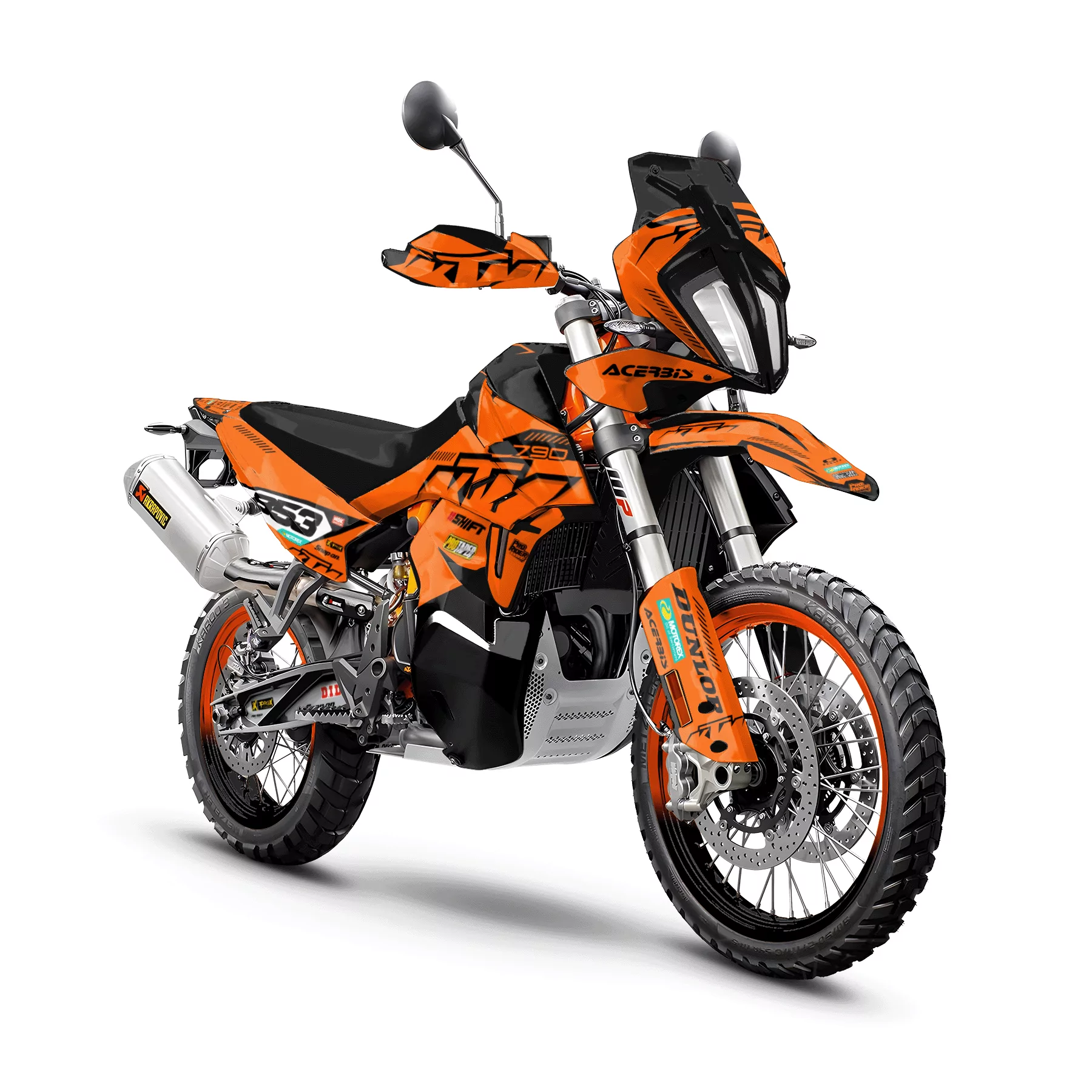 Stickerset moto Stickerset KTM ADVENTURE | Nojak