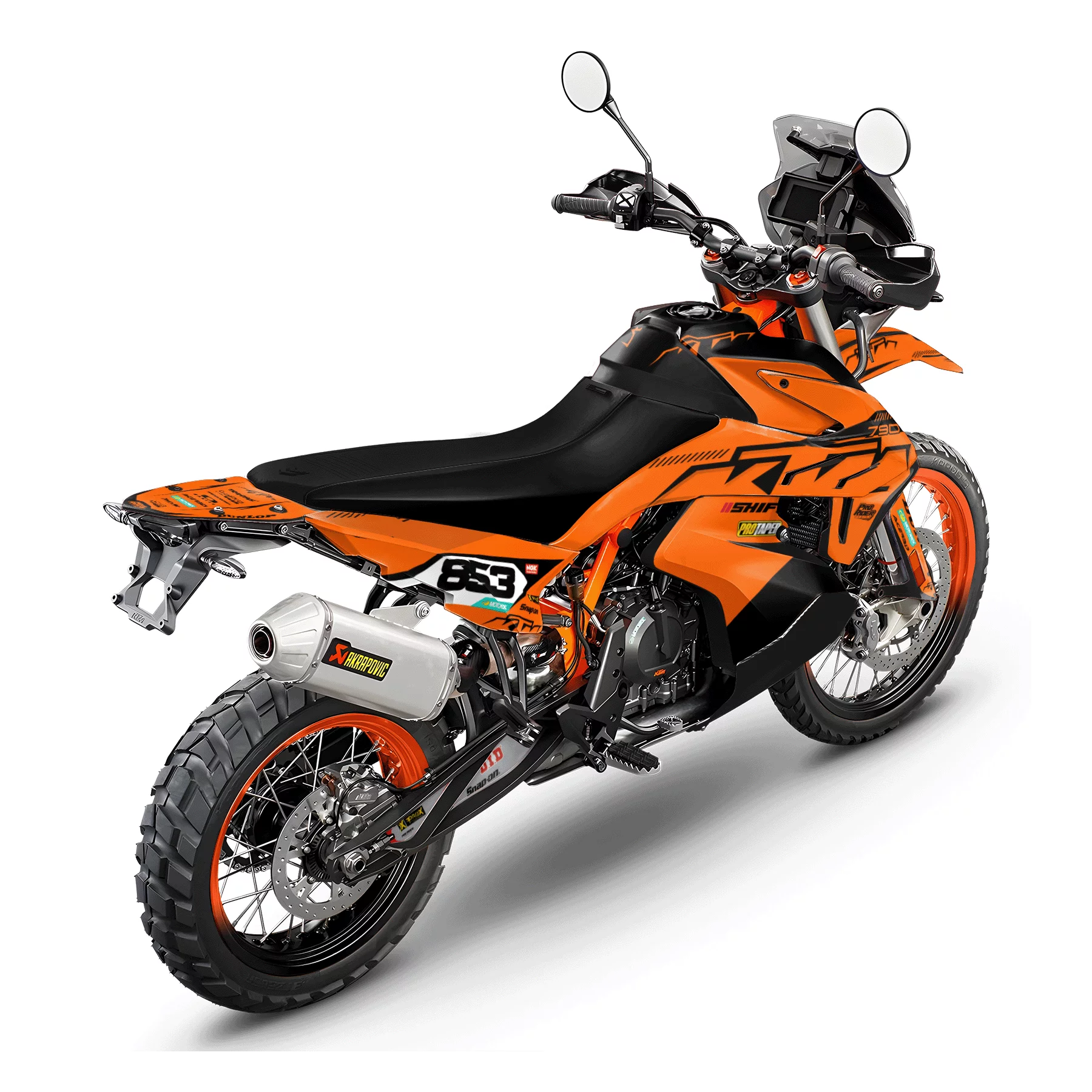 Stickerset moto Stickerset KTM ADVENTURE | Nojak