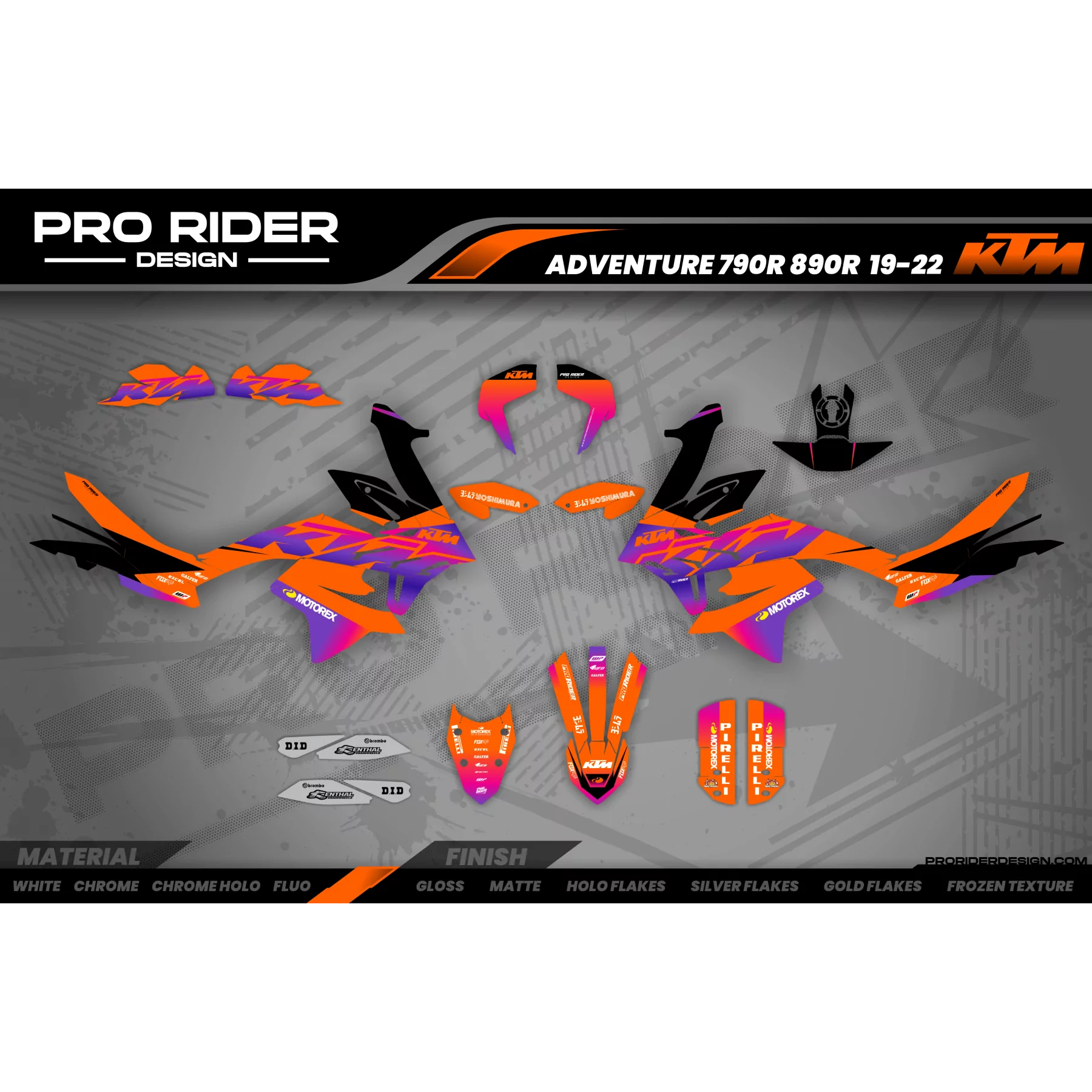 Motorrad Dekor Dekor KTM ADVENTURE | Vator