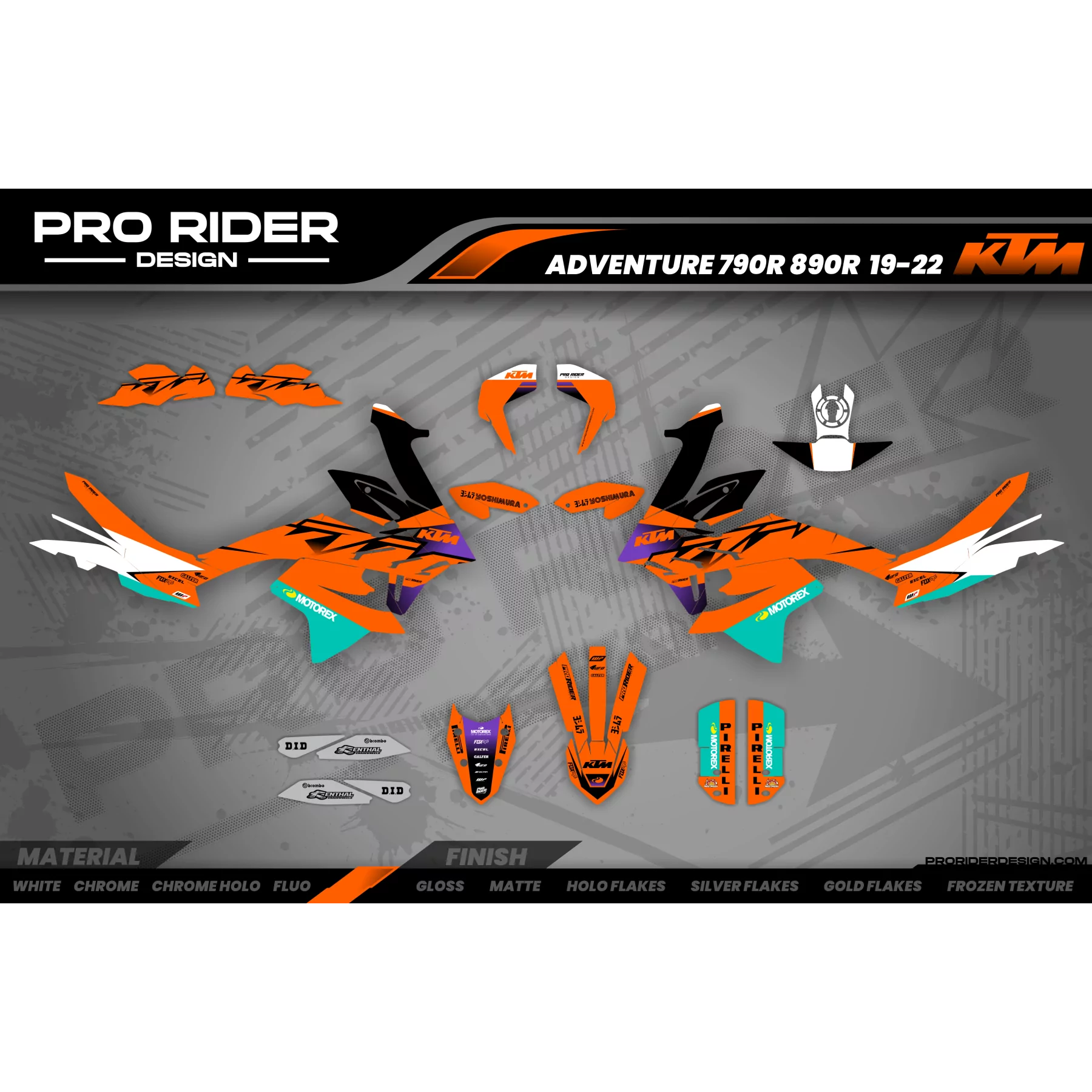 Motorrad Dekor Dekor KTM ADVENTURE | Vanak