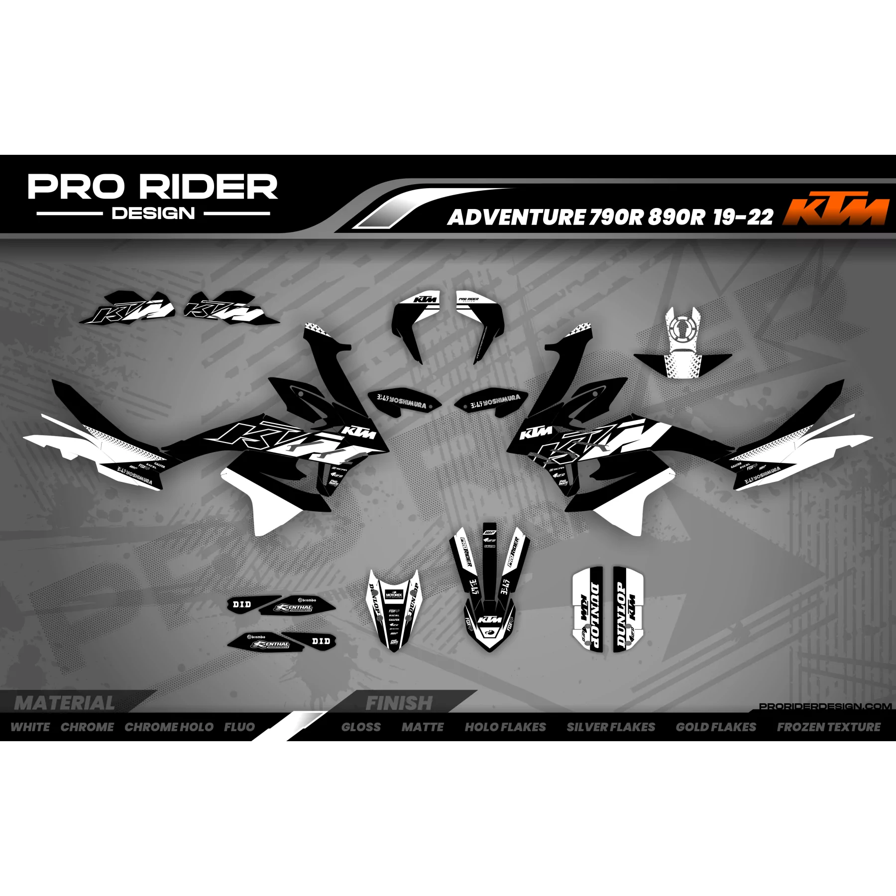 Motorrad-Dekor Dekor KTM ADVENTURE | Boman