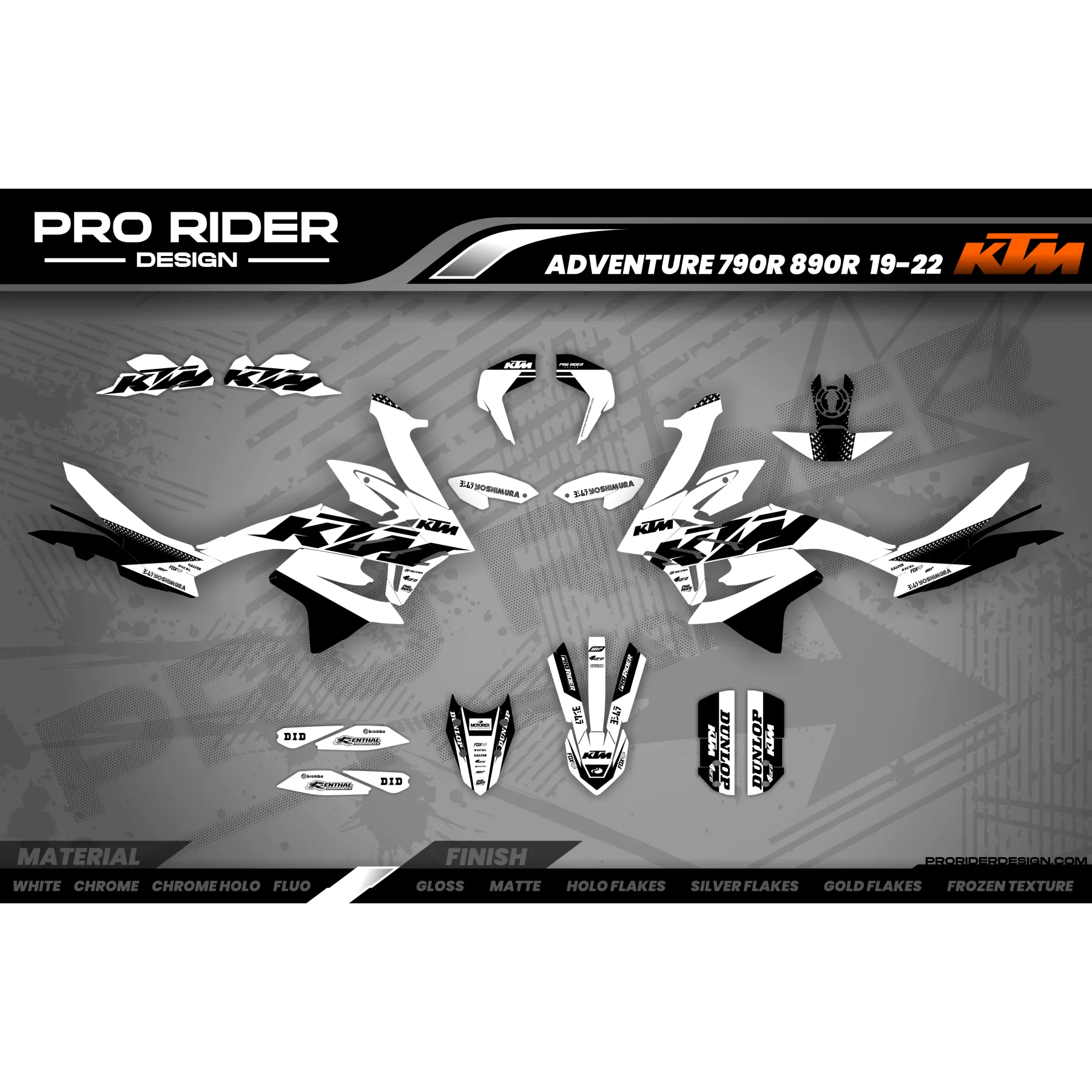 Motorrad-Dekor Dekor KTM ADVENTURE | Bojam