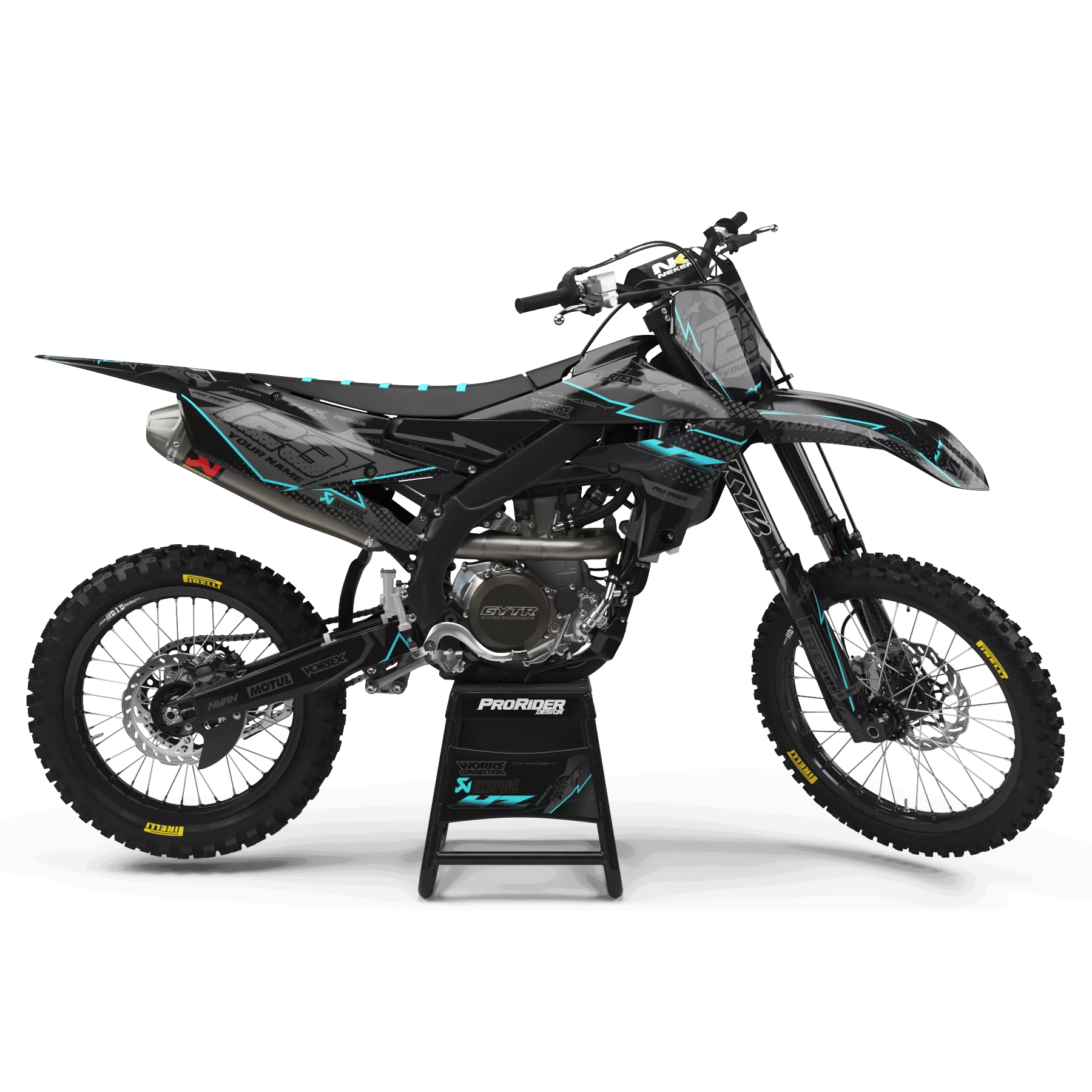 Kit adhesivos moto KIT ADHESIVOS Motocross YAMAHA VERTEX TEAL