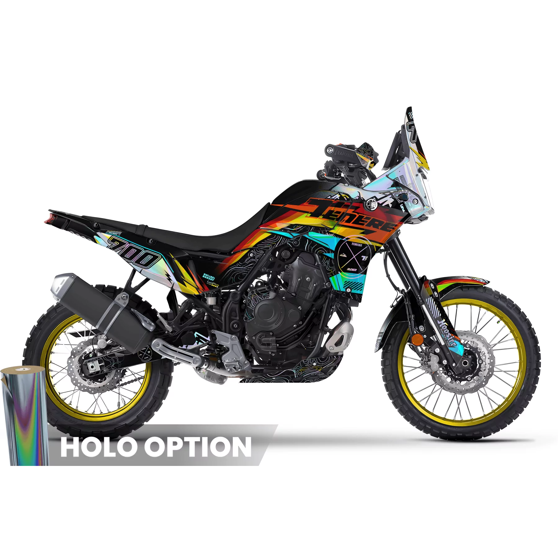 Stickerset motor Stickerset 700 Yamaha Ténéré | Vapora