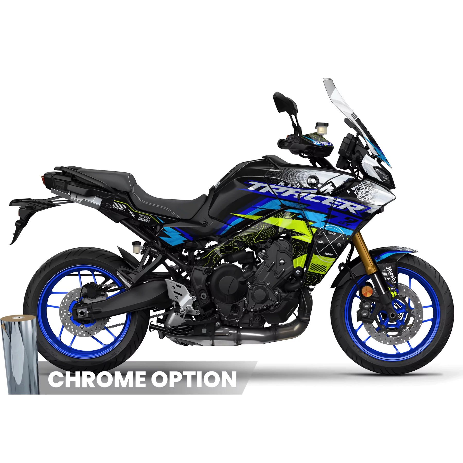 Stickerset motor STICKERSET YAMAHA TRACER | Yavox