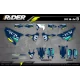 Kit adesivos mota KIT ADESIVOS 701 HUSQVARNA | Apex blue