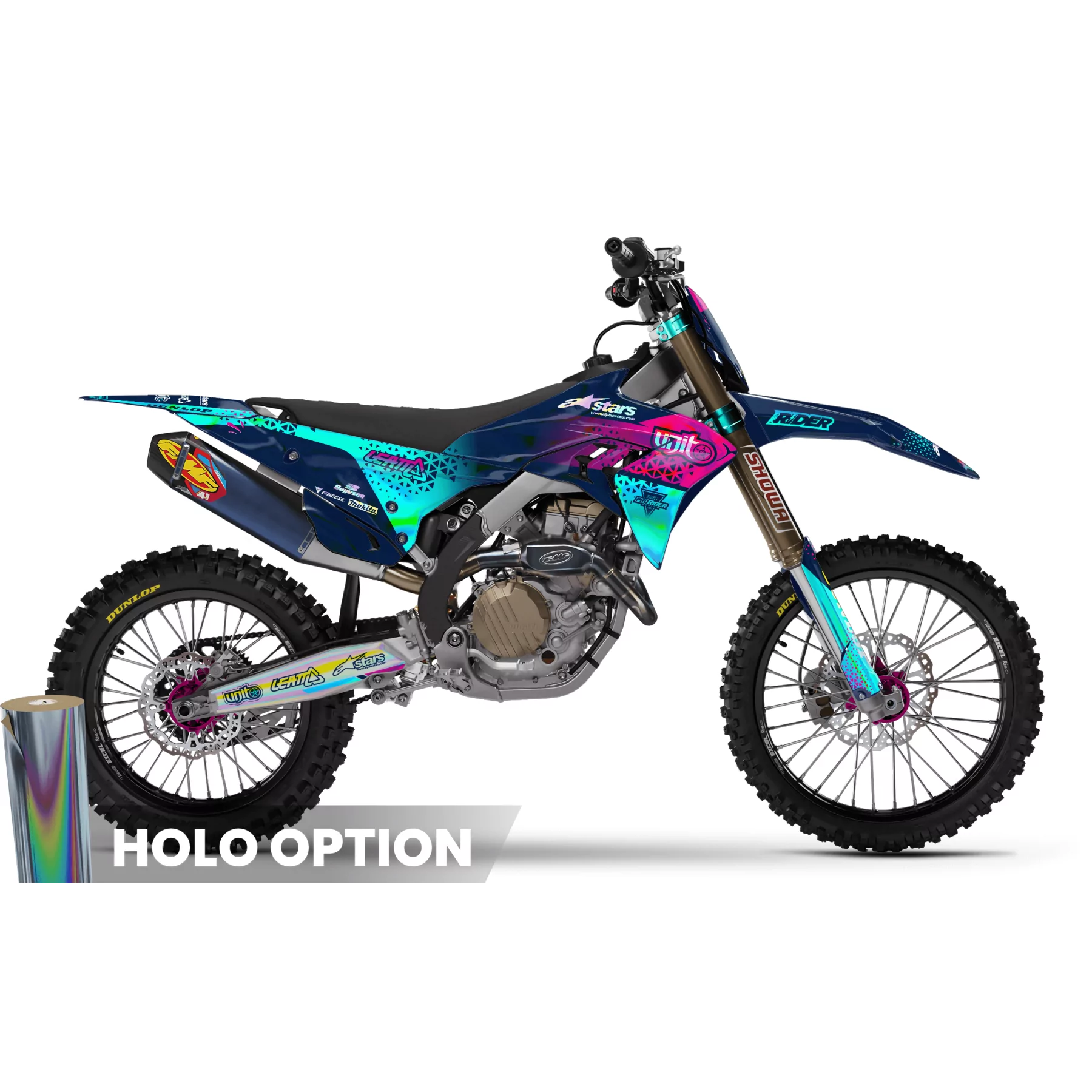 grafiche moto Grafiche MOTOCROSS DUCATI | Unit navy