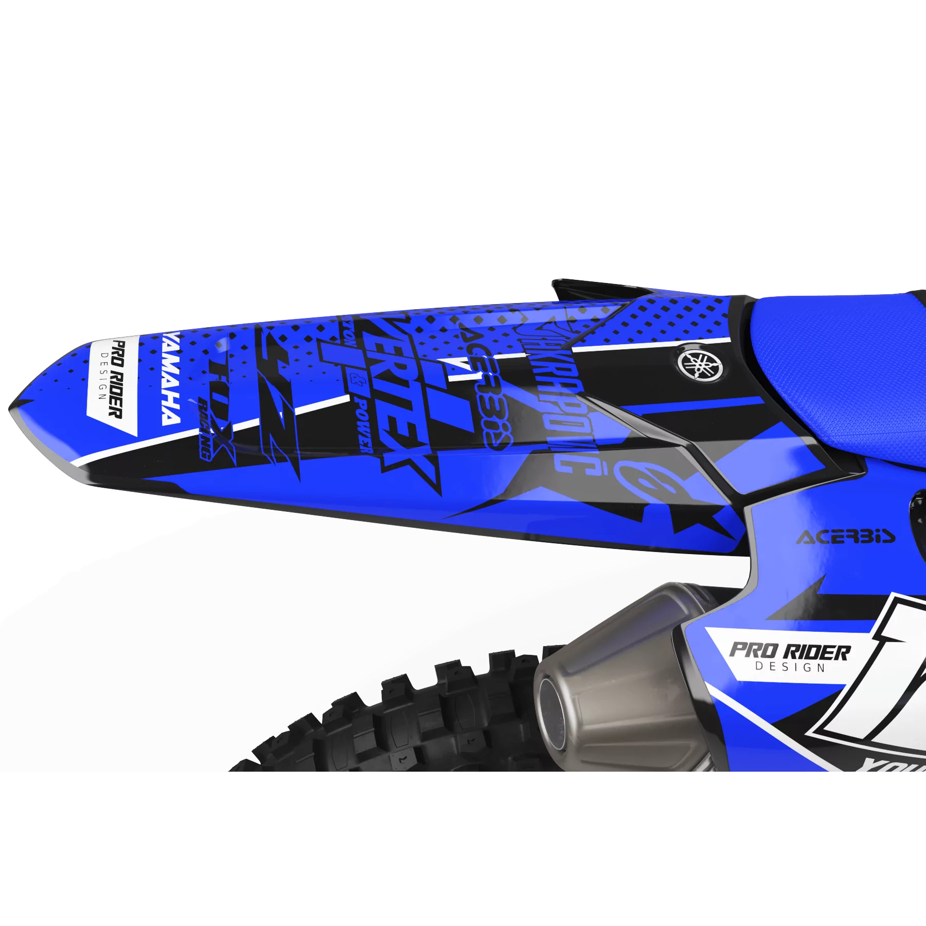 GRAPHICS moto Graphics Motocross YAMAHA VERTEX BLEU