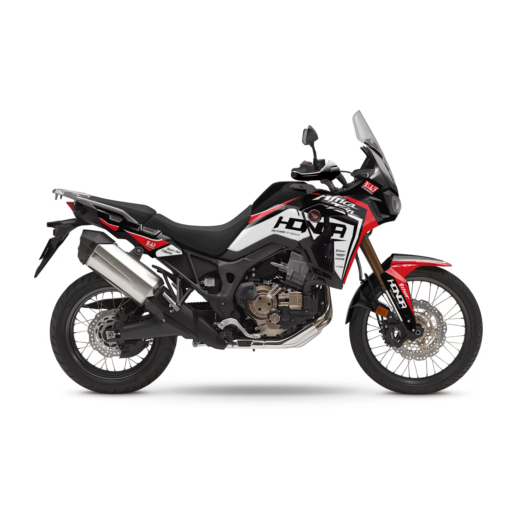 Kit adesivos moto Kit adesivos HONDA AFRICA TWIN | Red Frame