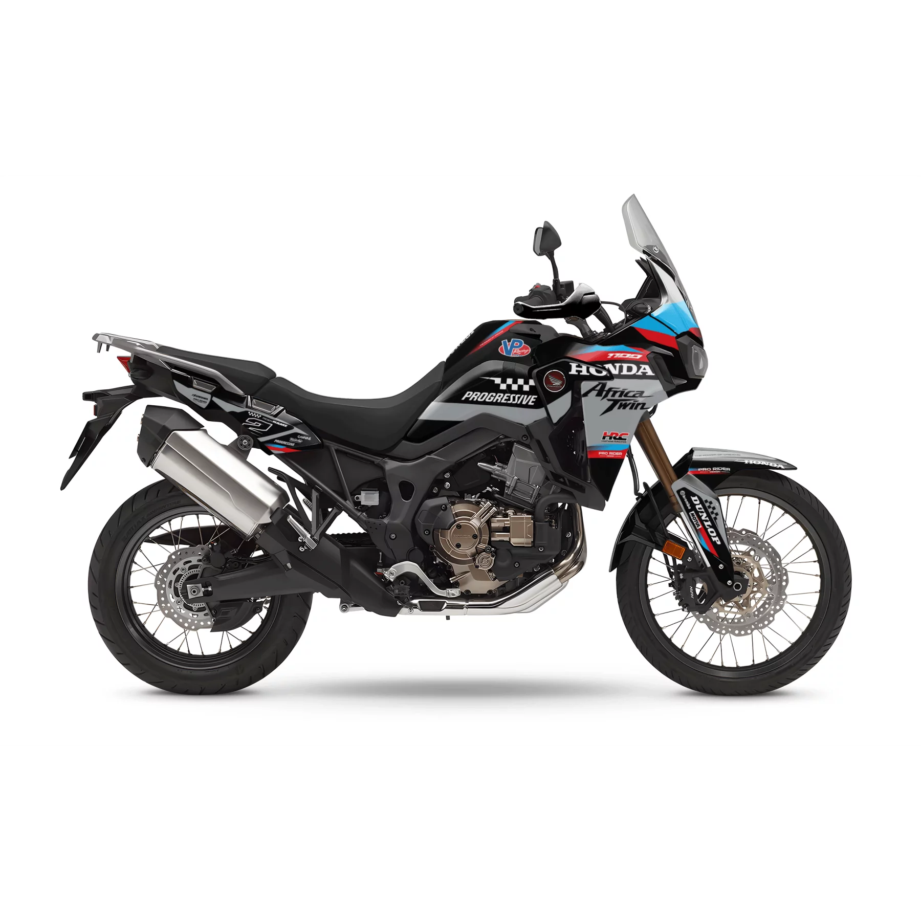 Motorstickerset Stickerset HONDA AFRICA TWIN | Powercore grey