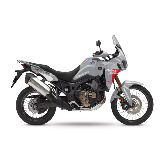 Motorstickerset Stickerset HONDA AFRICA TWIN | Team PROGRESSIVE grey