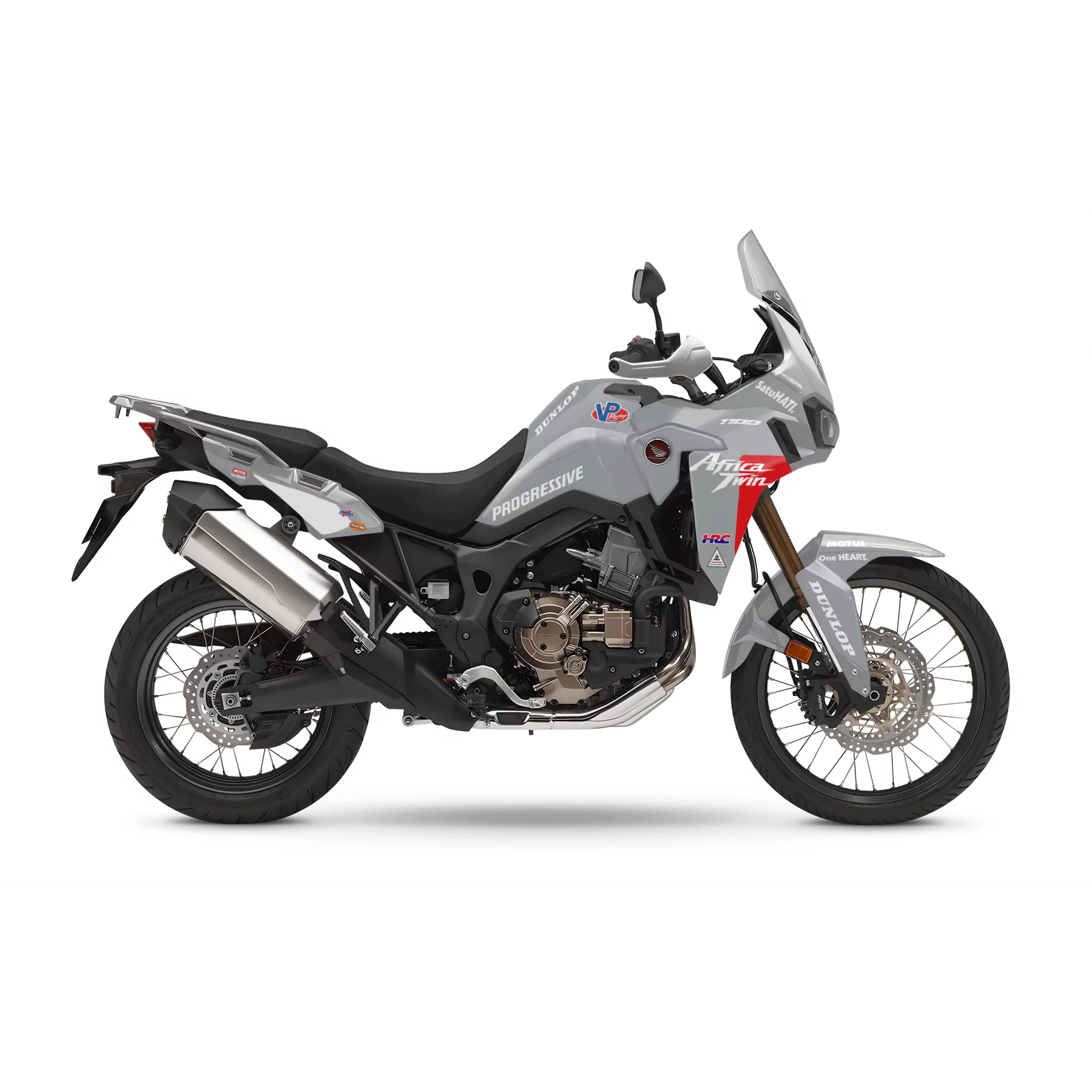 Grafiche moto Grafiche HONDA AFRICA TWIN | Team PROGRESSIVE grey