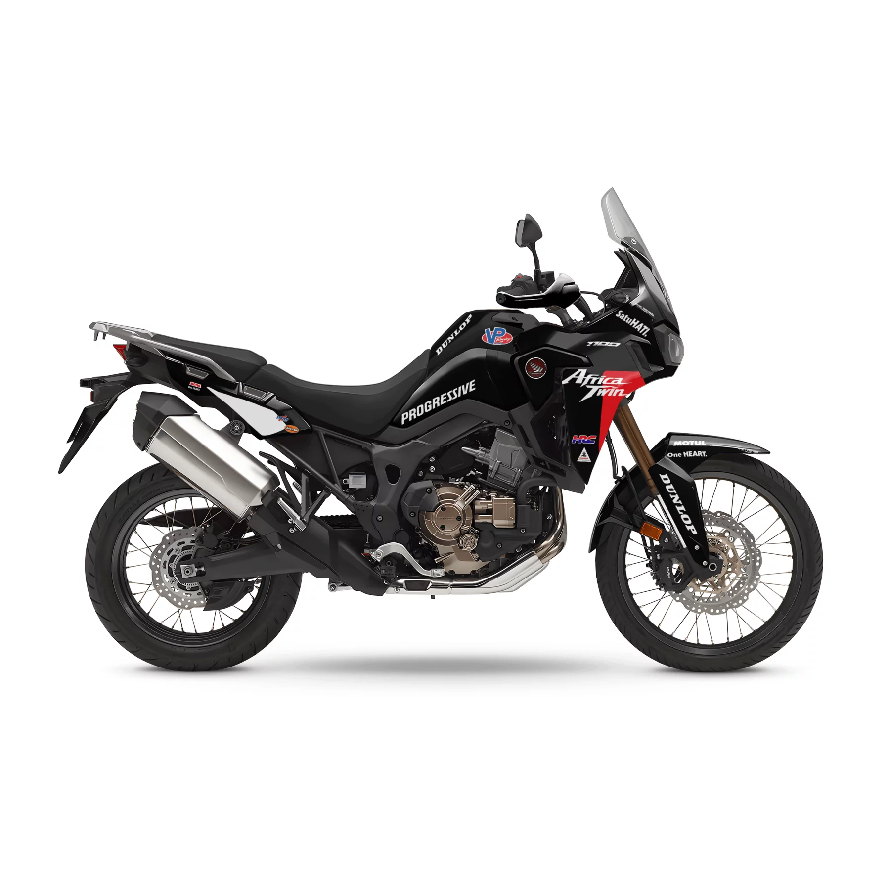 Grafiche moto Grafiche HONDA AFRICA TWIN | Team PROGRESSIVE BLACK