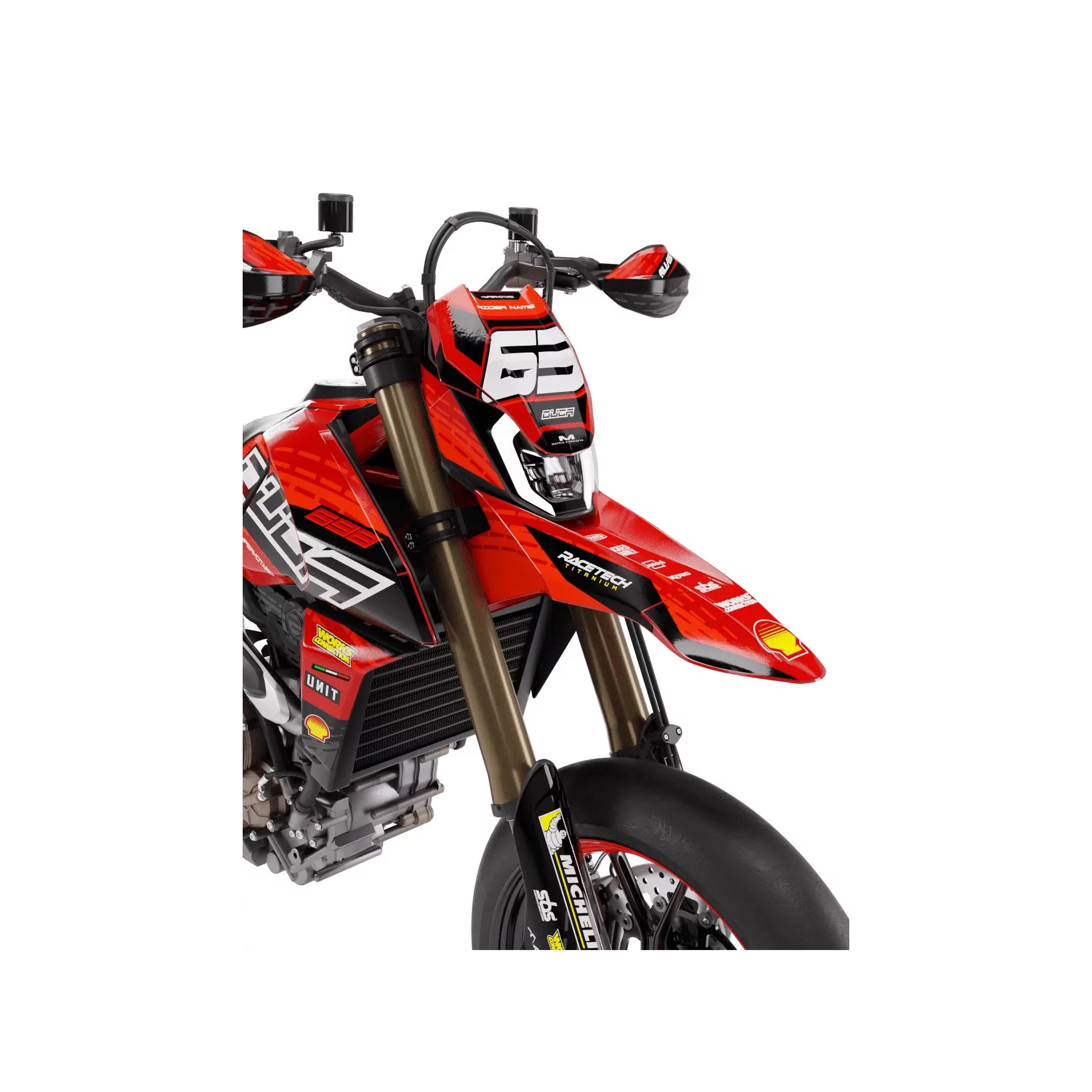 Kit adesivos moto Kit adesivos MOTO DUCATI HYPERMOTARD 698 MONO | Hypero