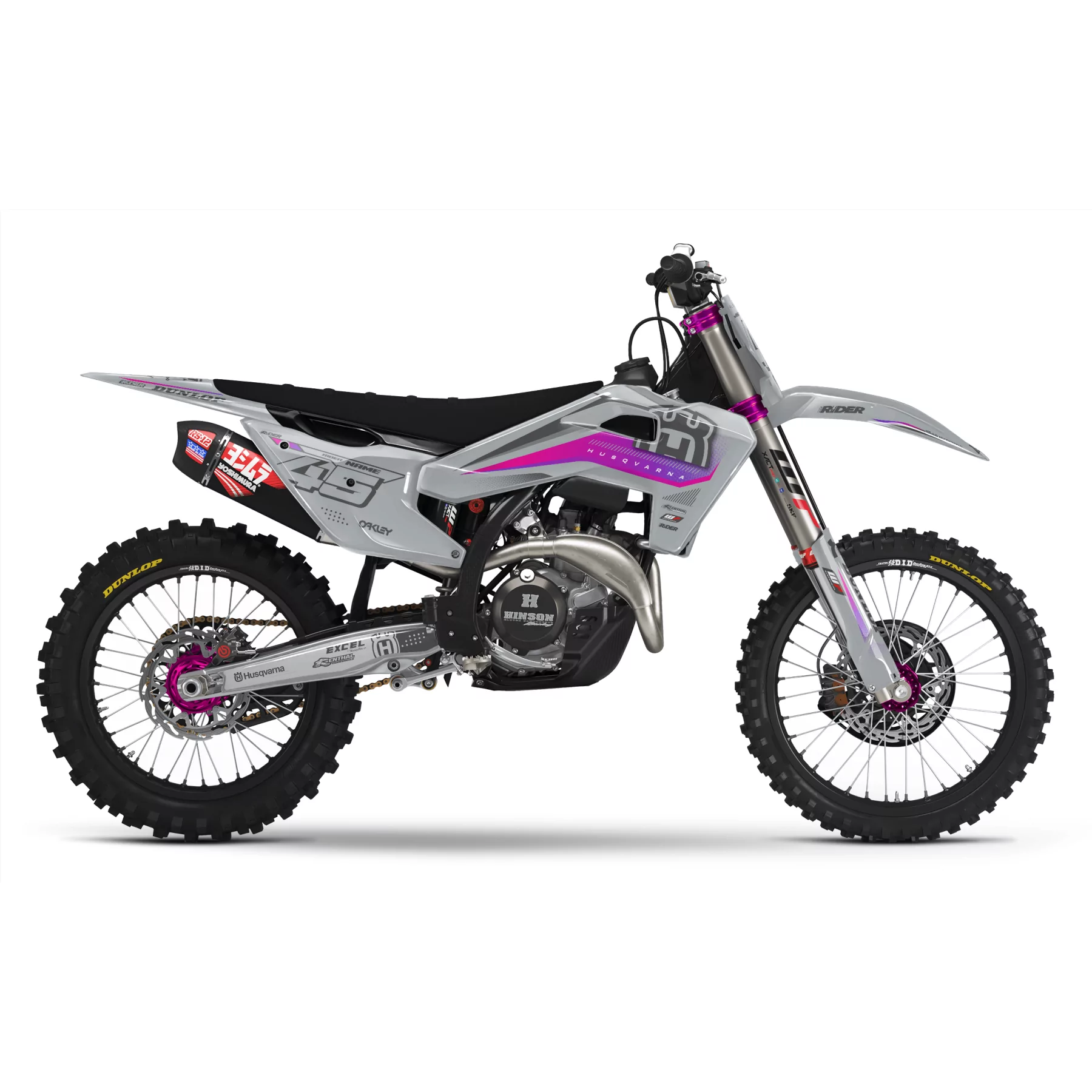 Stickerset motor STICKERSET MOTOCROSS HUSQVARNA | Volan