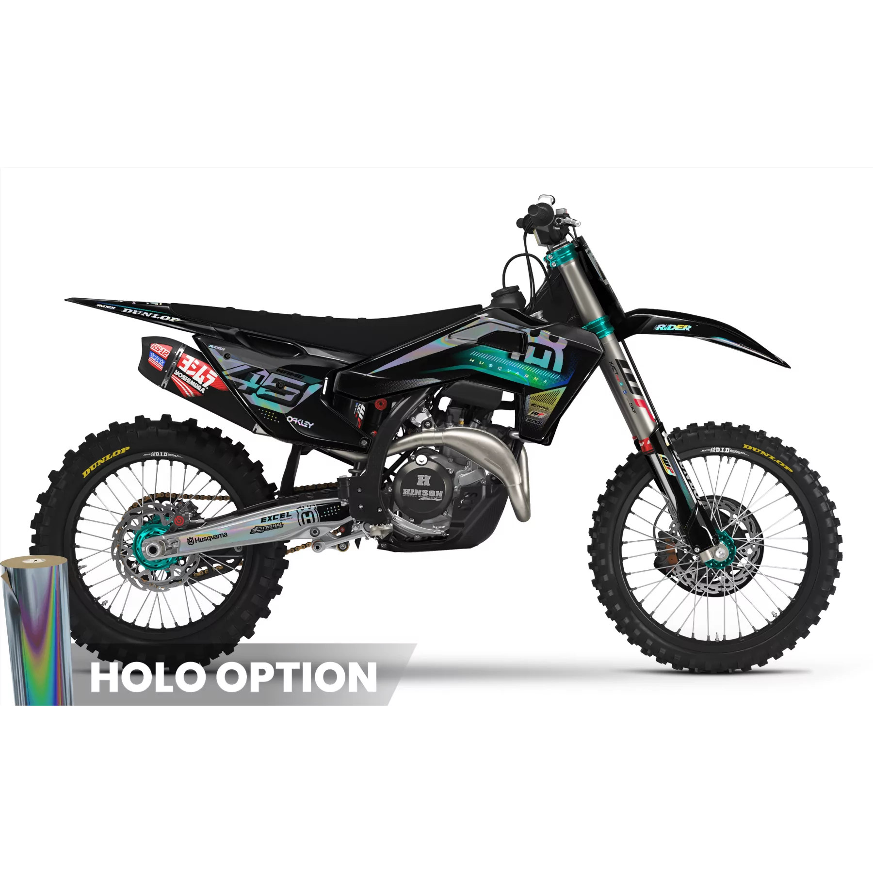 Stickerset motor STICKERSET MOTOCROSS HUSQVARNA | Volaq