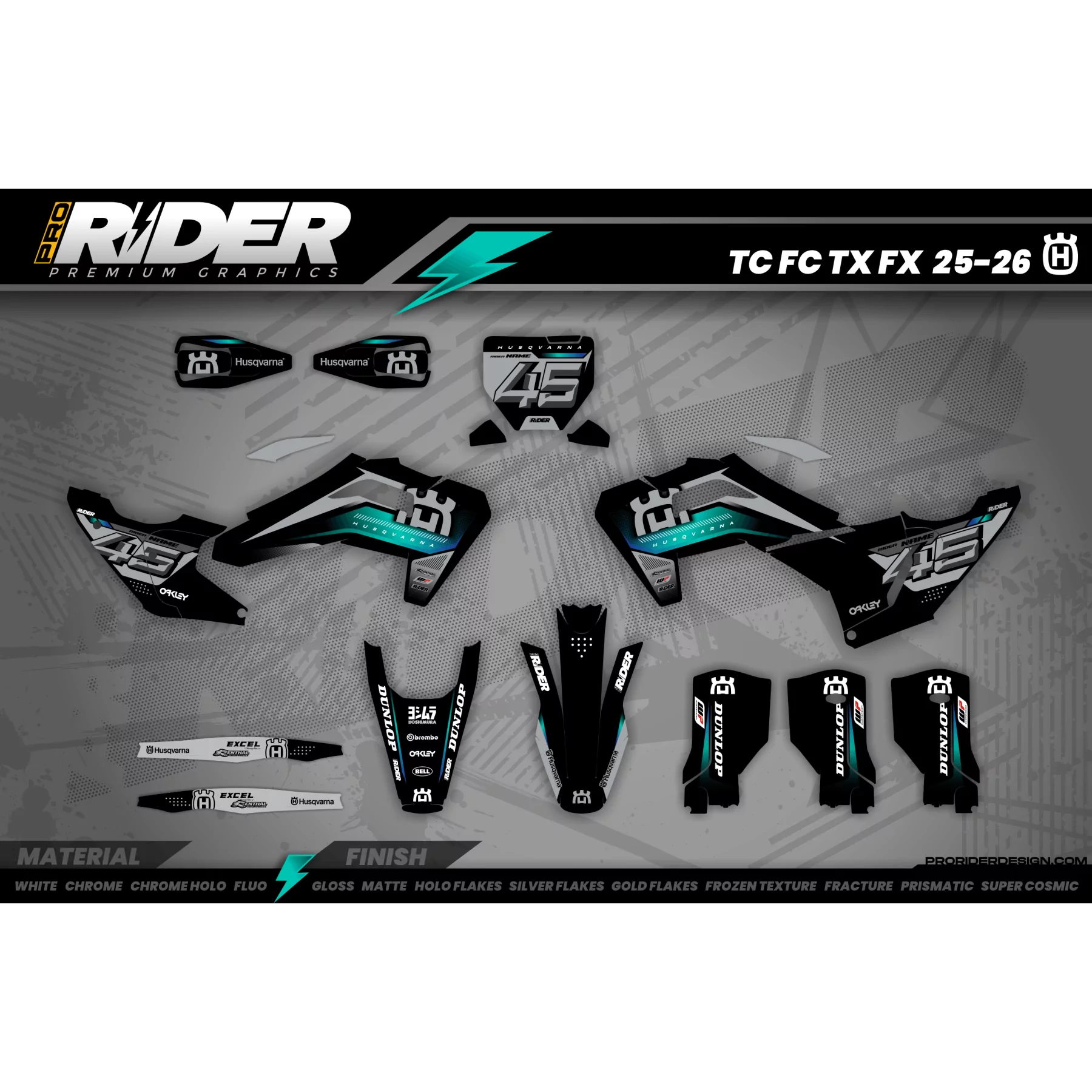 grafiche moto GRAFICHE MOTOCROSS HUSQVARNA | Volaq