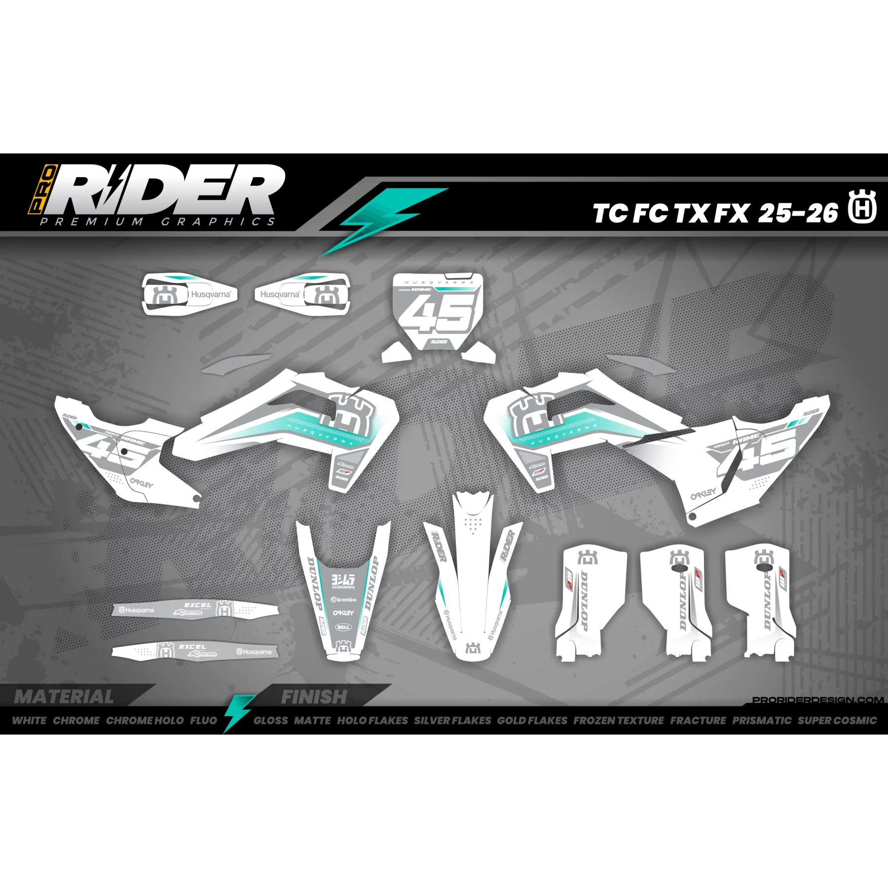 grafiche moto GRAFICHE MOTOCROSS HUSQVARNA| Kinax