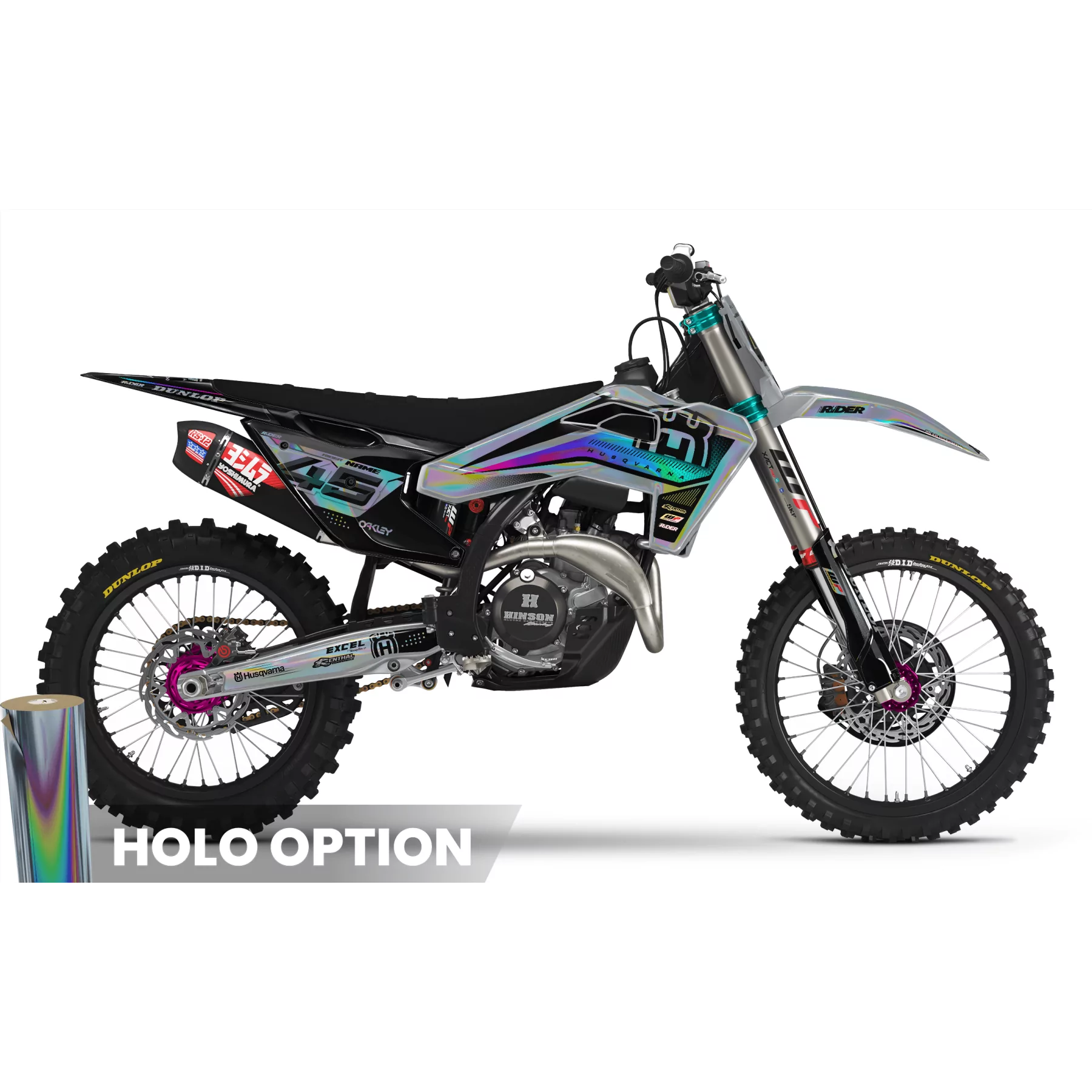 Stickerset moto STICKERSET MOTOCROSS HUSQVARNA | Kanva