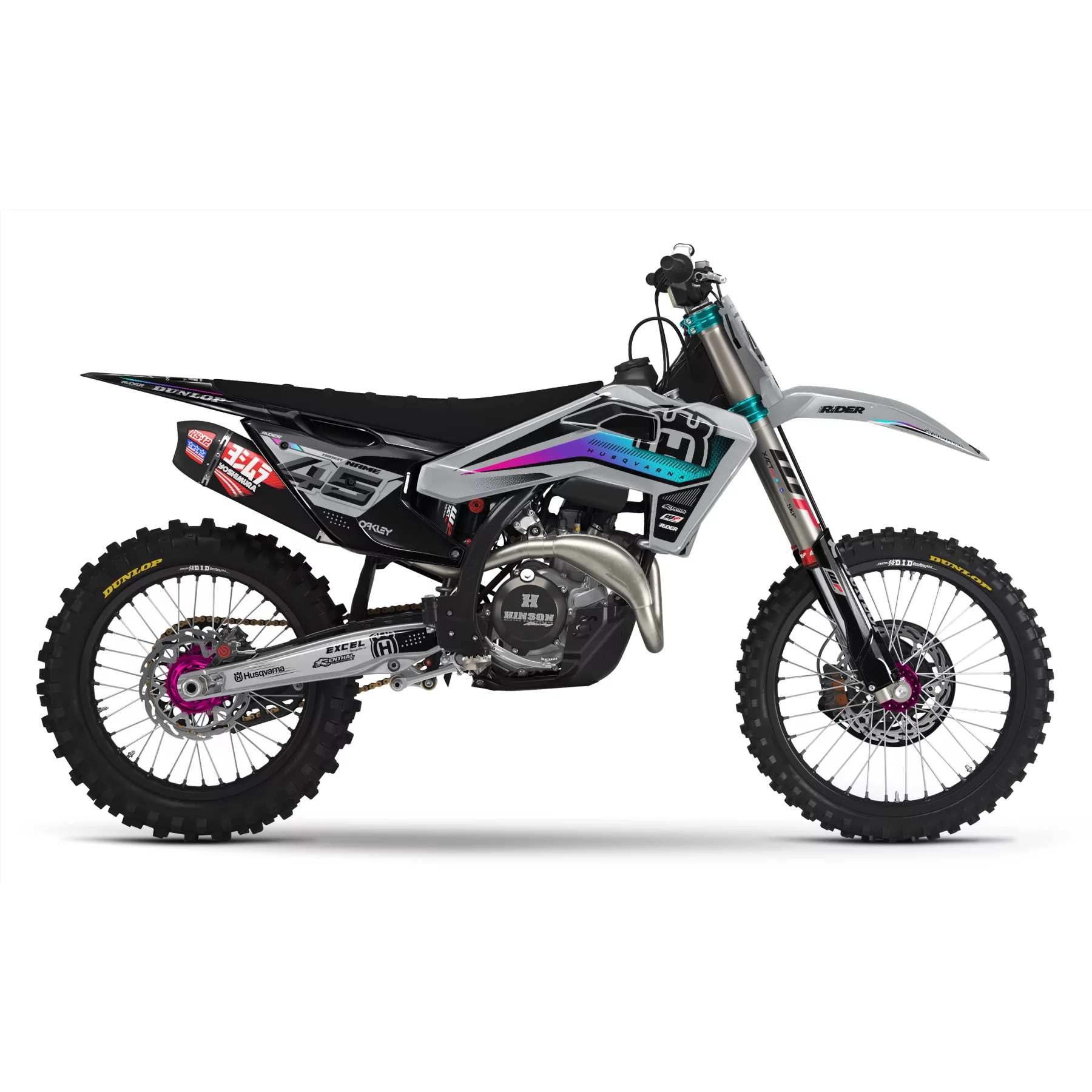 Stickerset moto STICKERSET MOTOCROSS HUSQVARNA | Kanva