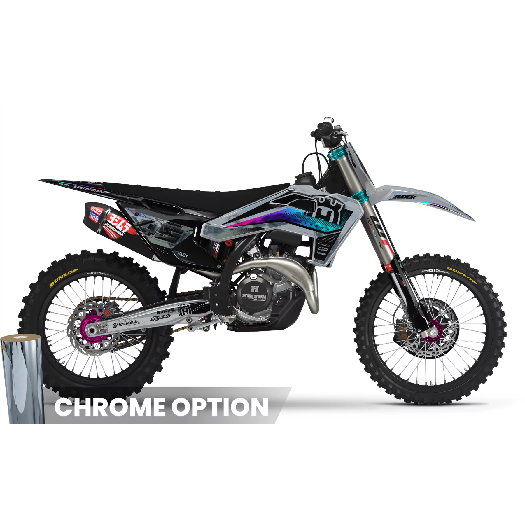 Stickerset moto STICKERSET MOTOCROSS HUSQVARNA | Kanva