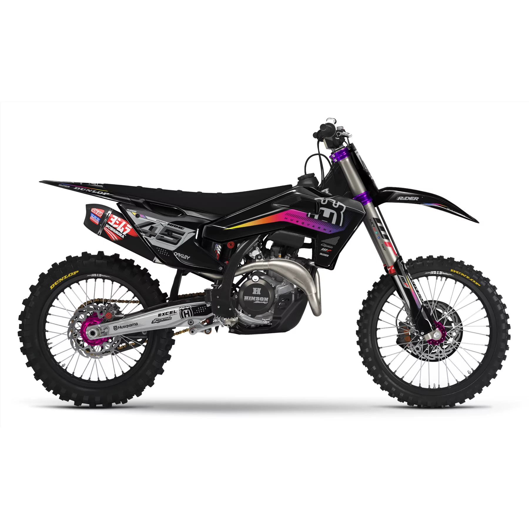 Kit adesivos moto KIT ADESIVOS MOTOCROSS HUSQVARNA | Haskana