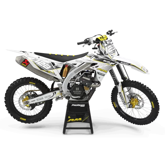 GRAPHICS moto Graphics Motocross SUZUKI VERTEX WHITE